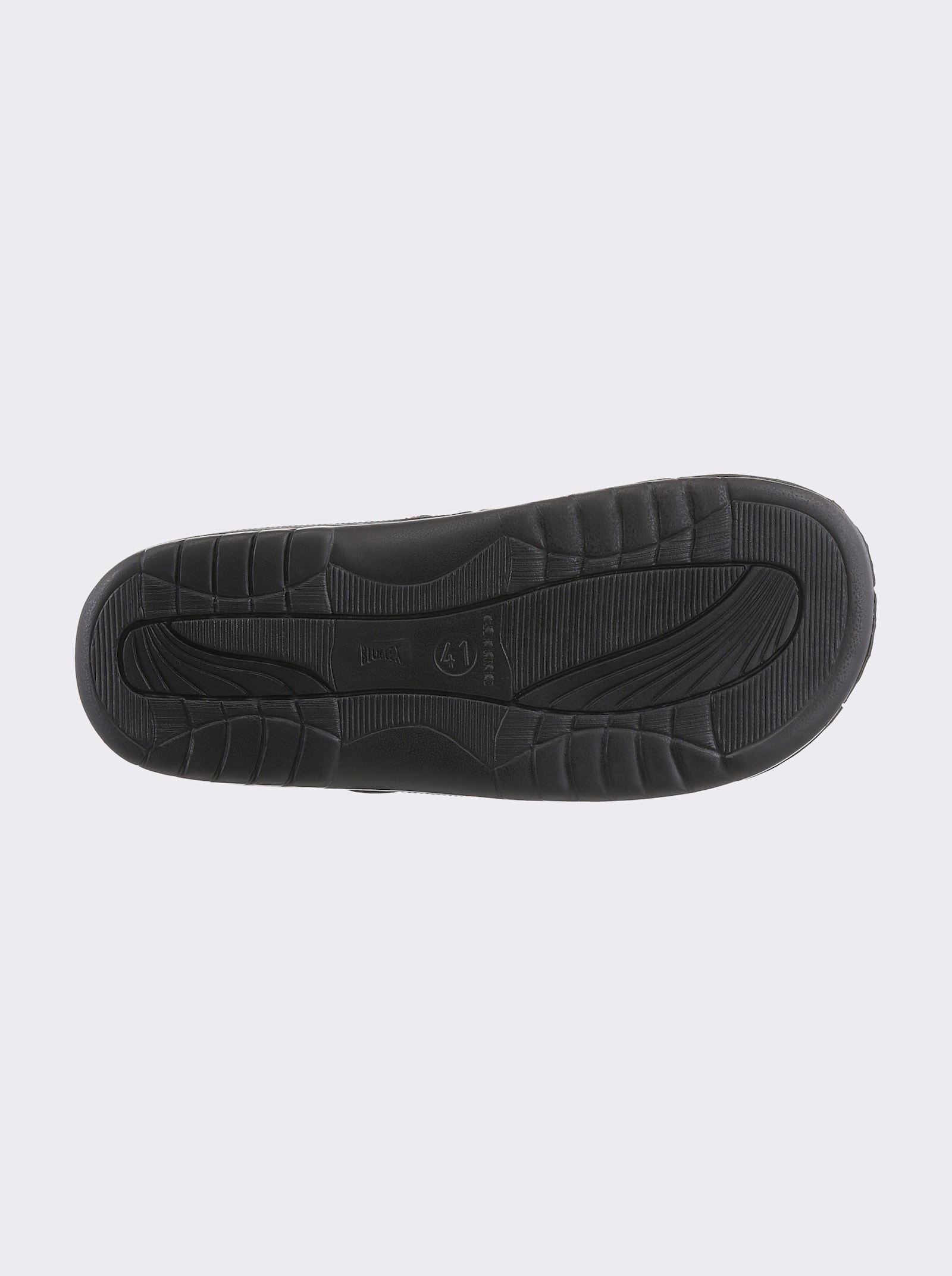 Franken Schuhe Sandale mit Klettverschluss - schoko