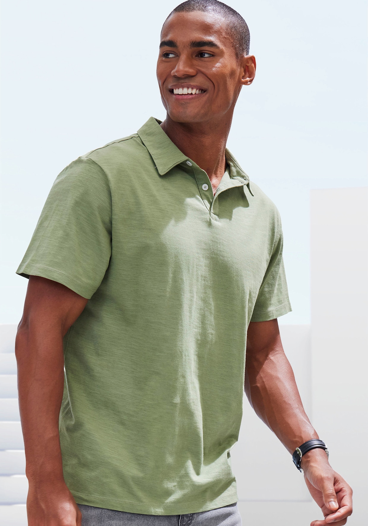 Poloshirt - khaki