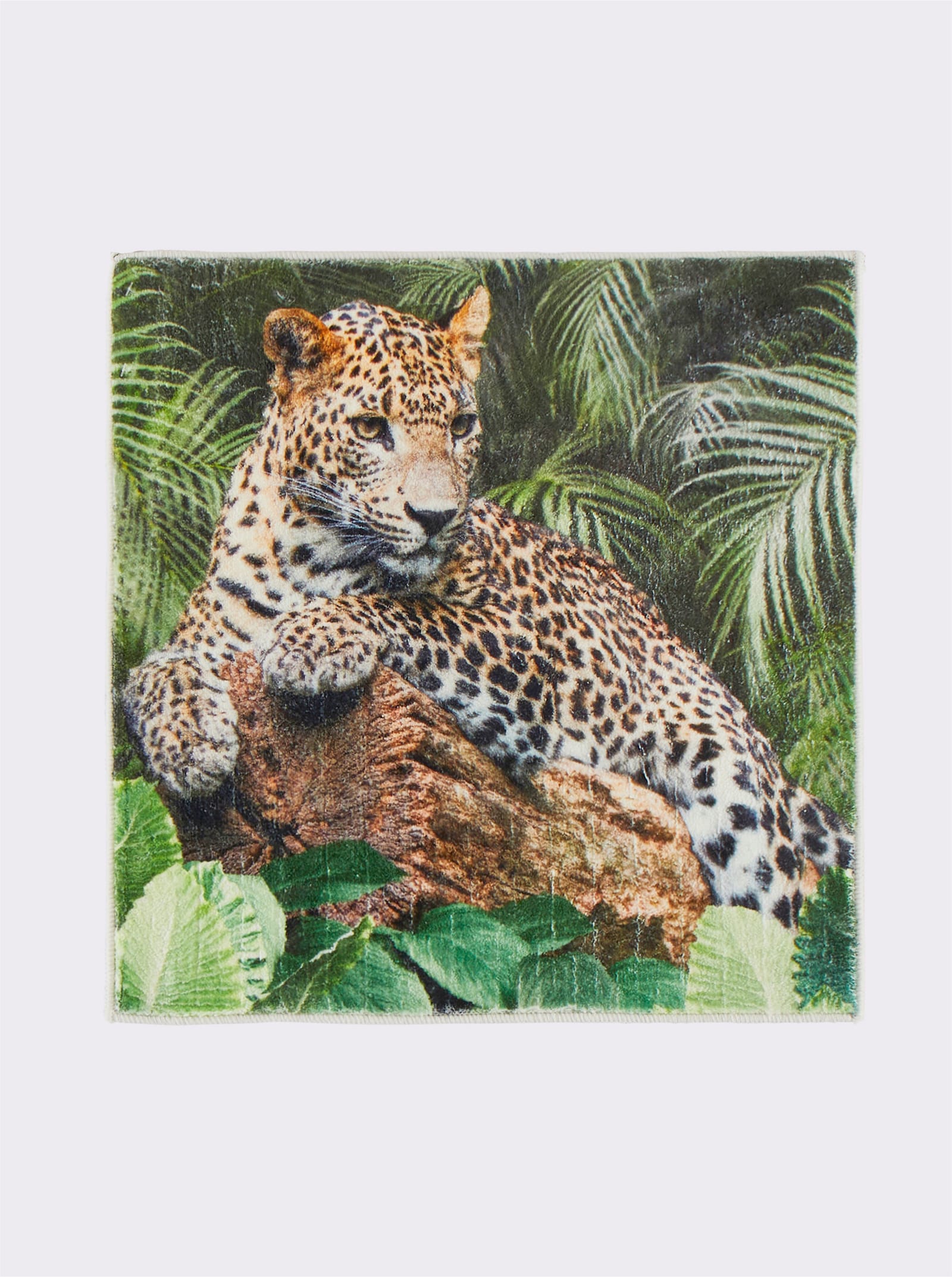 heine home Badematte - grün-braun-bedruckt