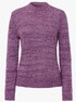 Pullover - fuchsia-meliert
