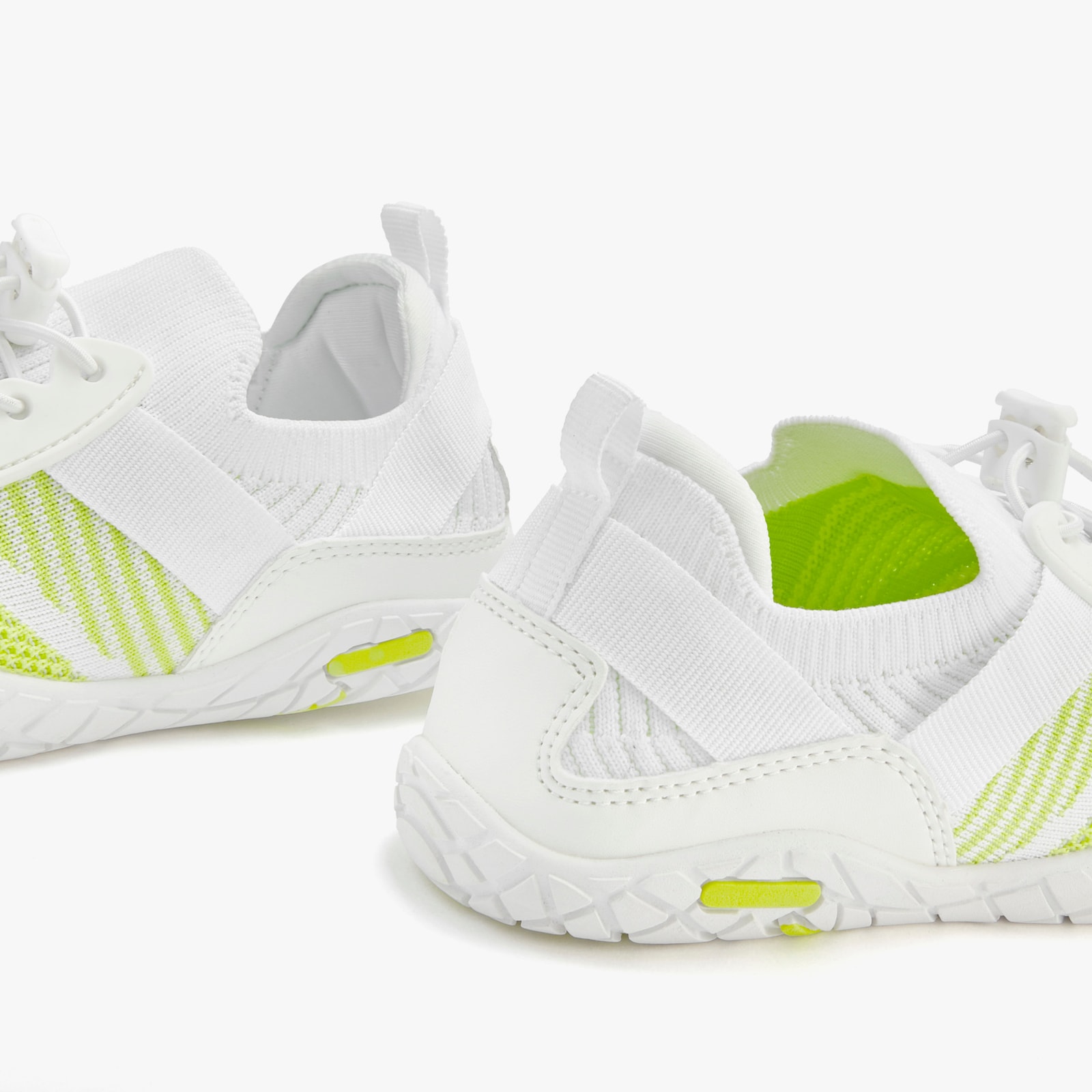 LASCANA Sneaker - weiß/lime