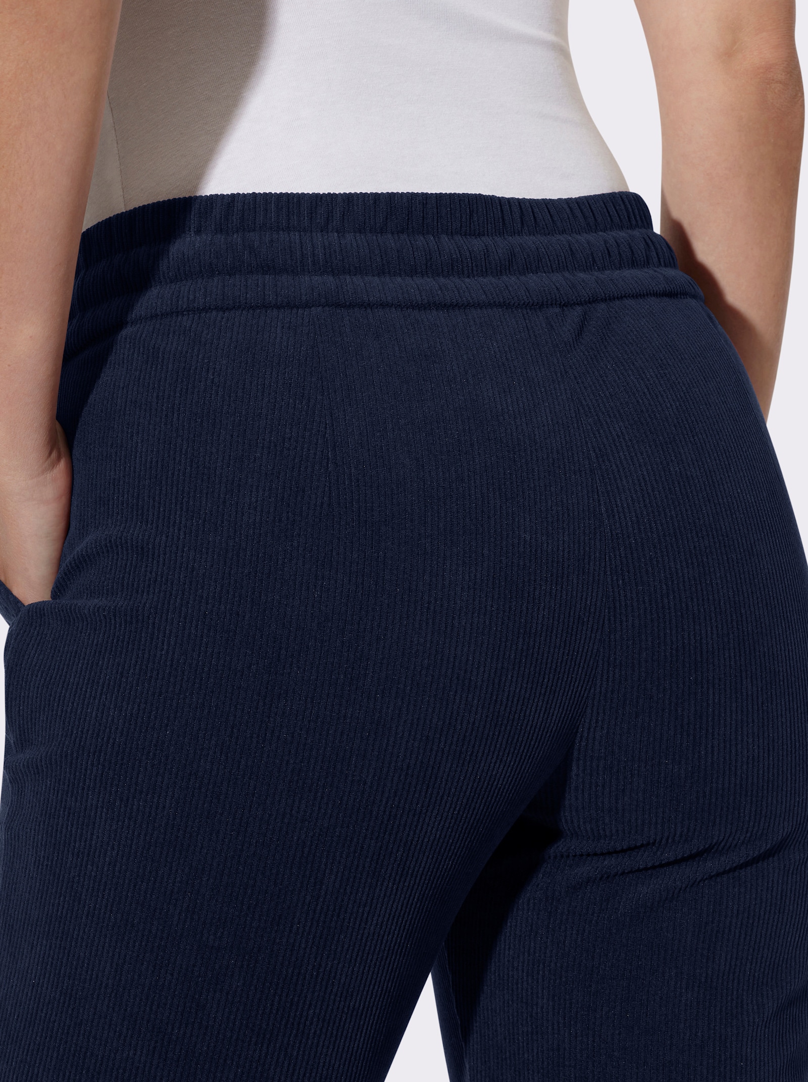 heine Cordhose mit Dehnbund - marine