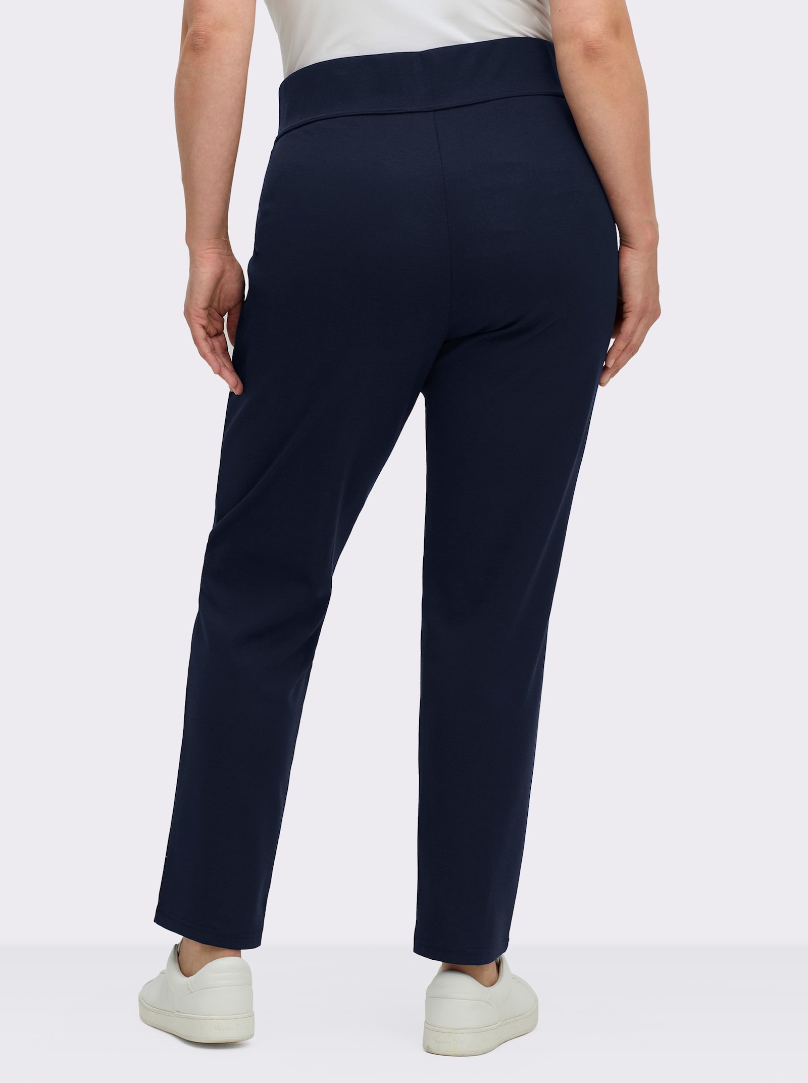 Schlupfhose in komfortabler Romanit-Qualität - marine