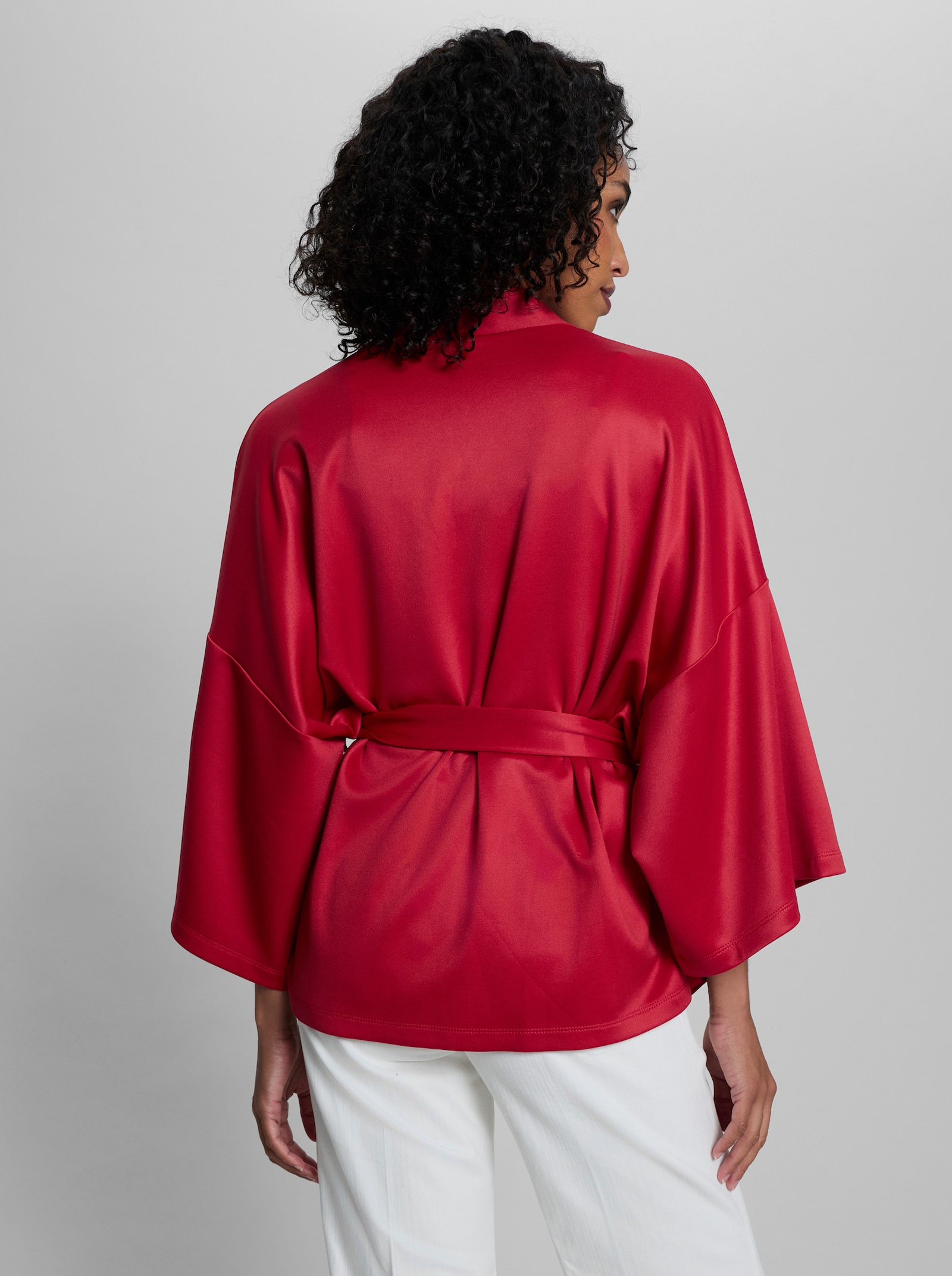 heine Shirtjacke im Kimono-Look - rot