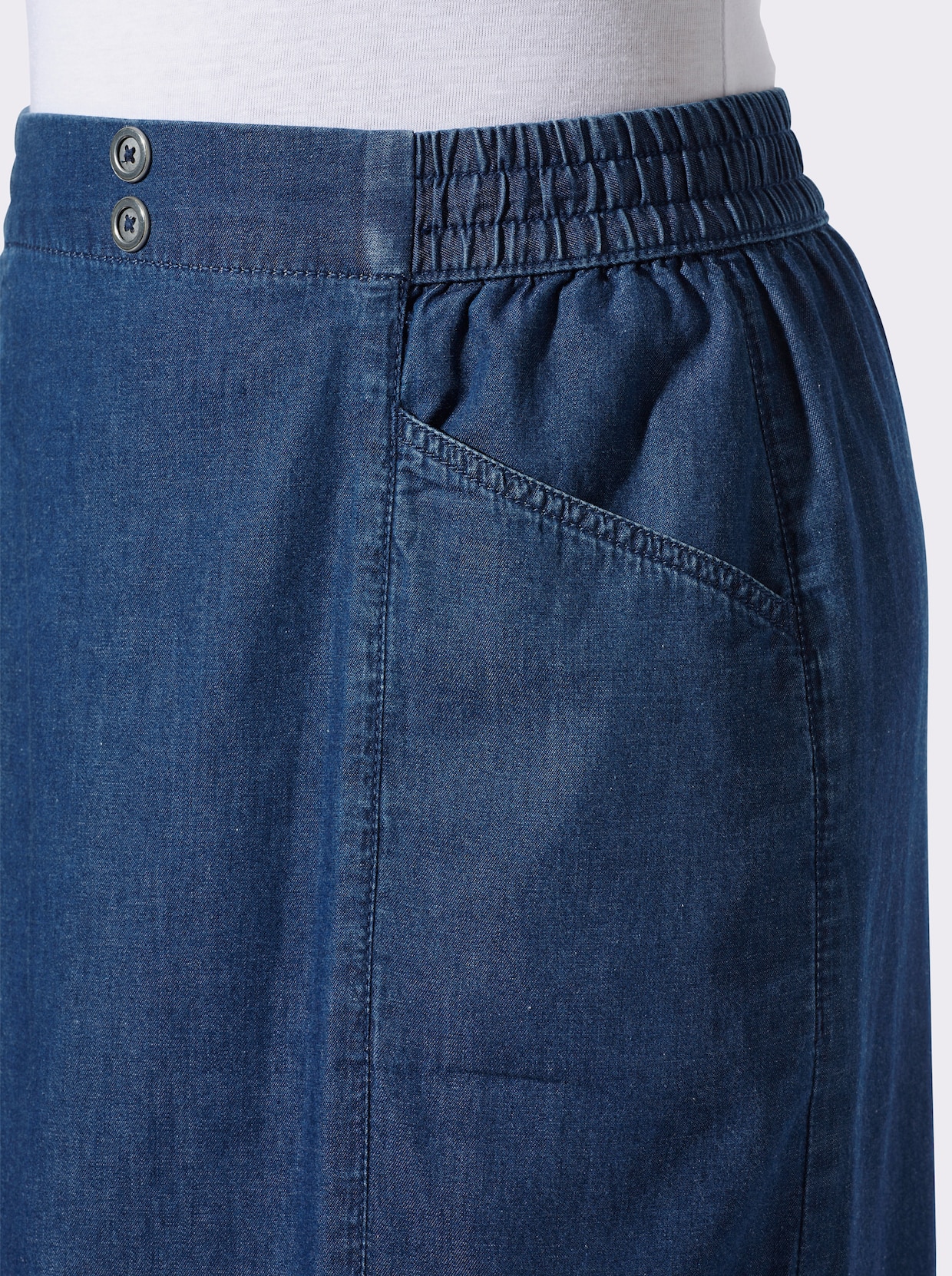 Jeansrock - blue-stone-washed