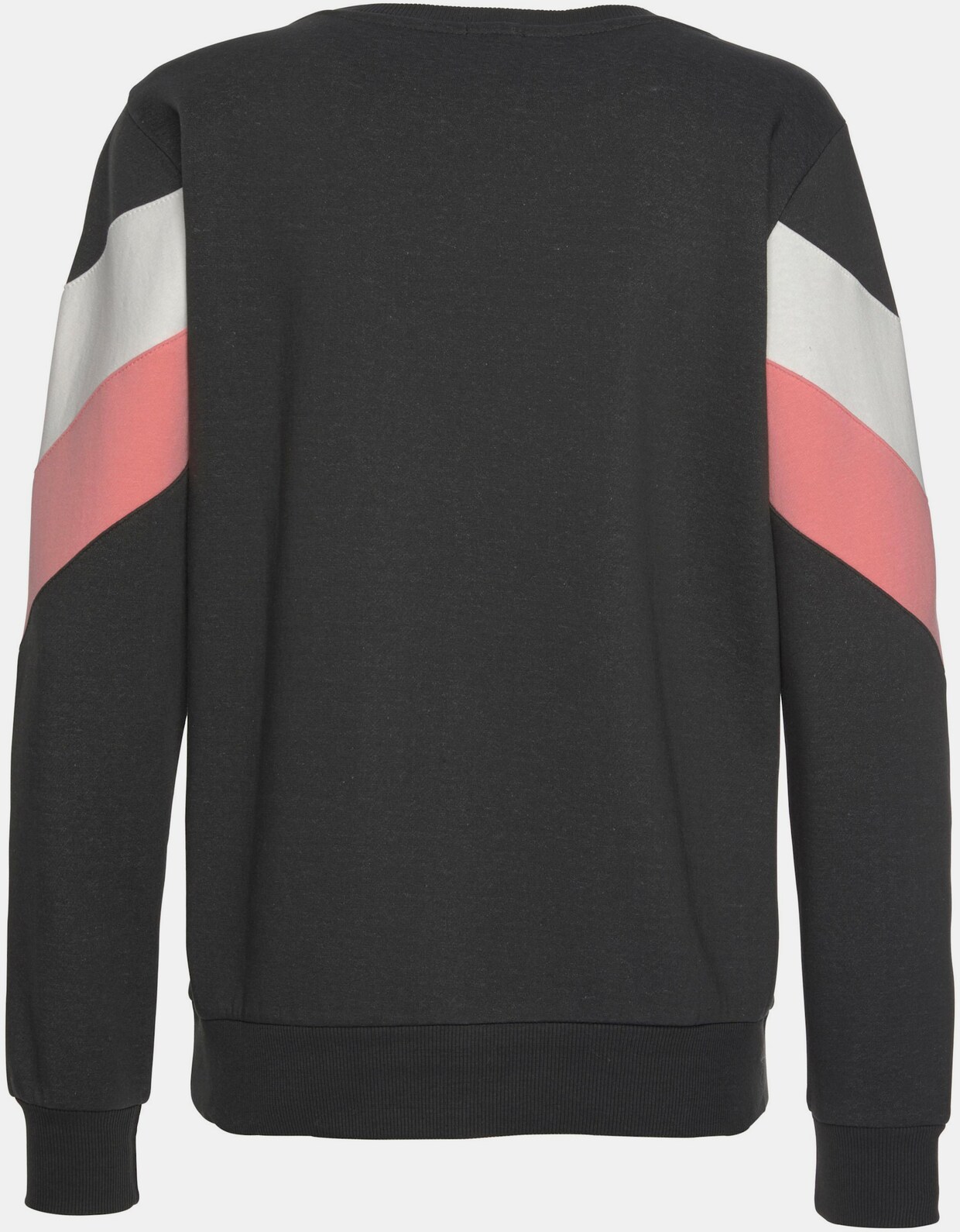 H.I.S Sweatshirt - anthrazit-rosa-weiß
