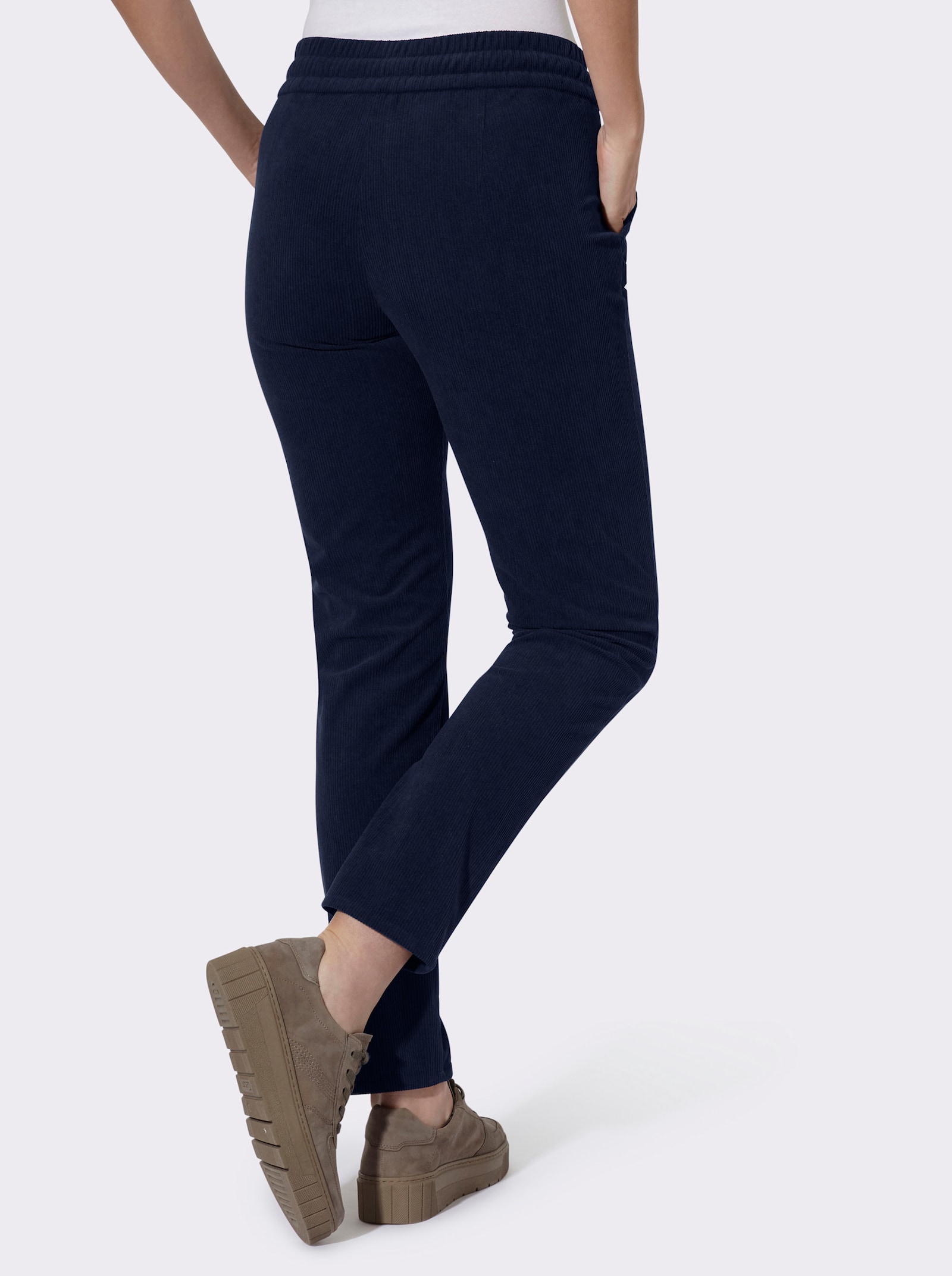heine Cordhose mit Dehnbund - marine