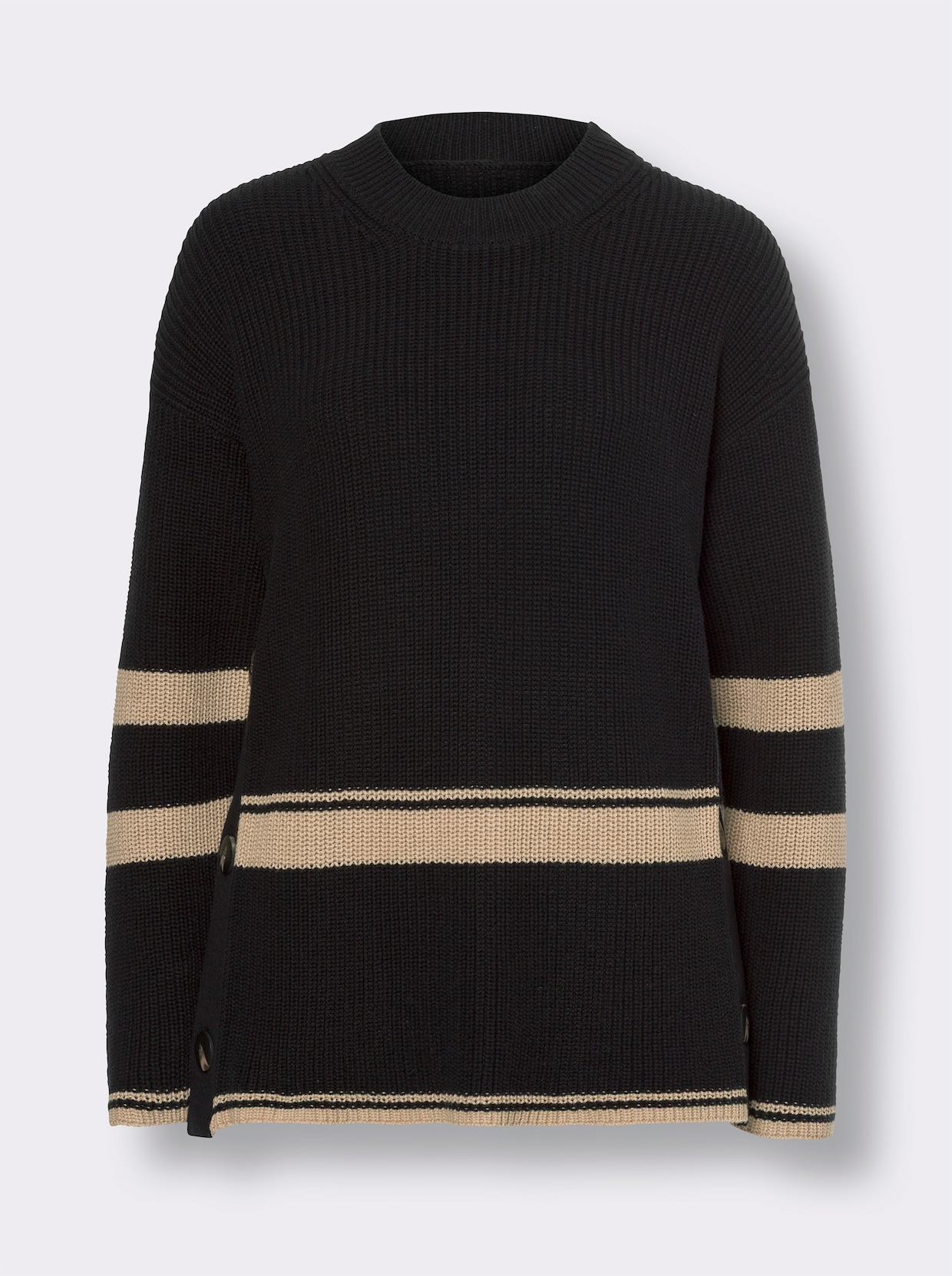 heine Gebreide pullover - zwart