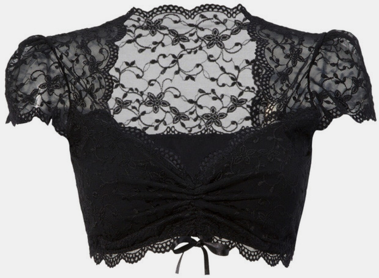 Nina von C. Dirndl-blouse - zwart