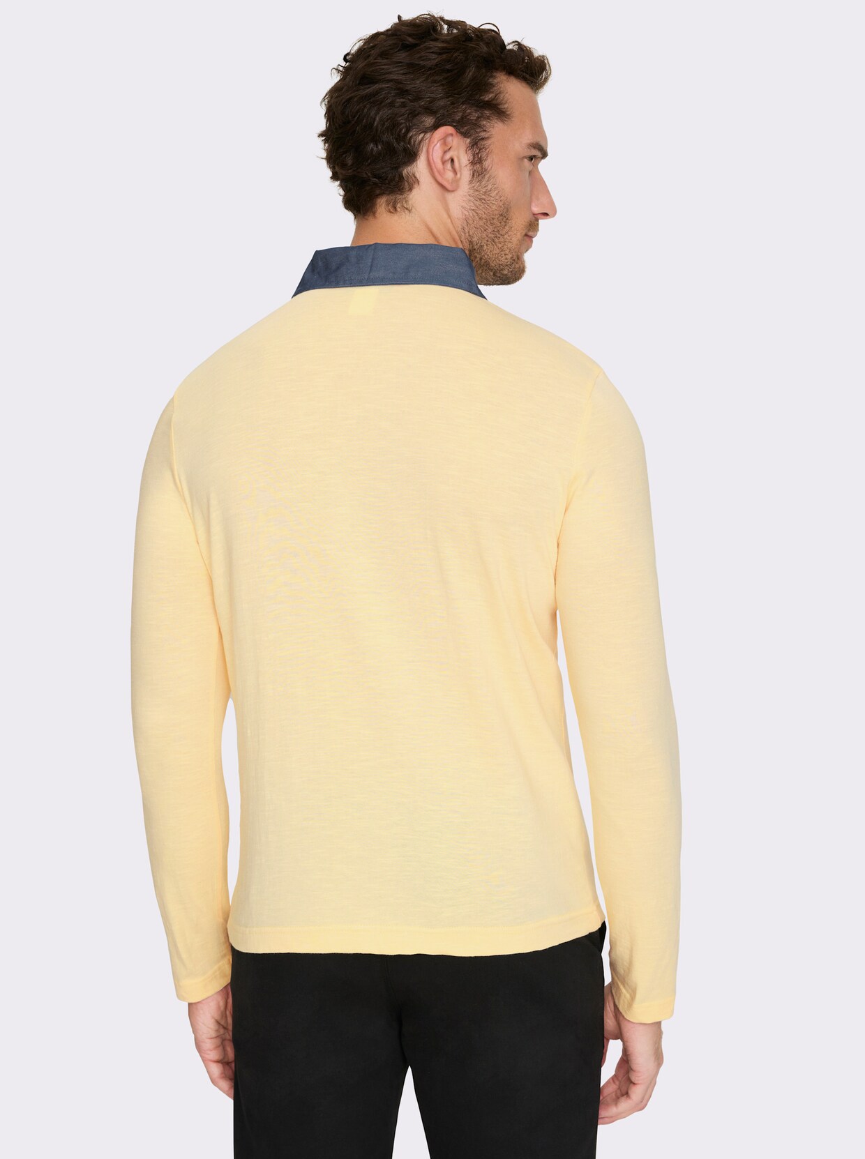 Marco Donati Langarmshirt - vanille
