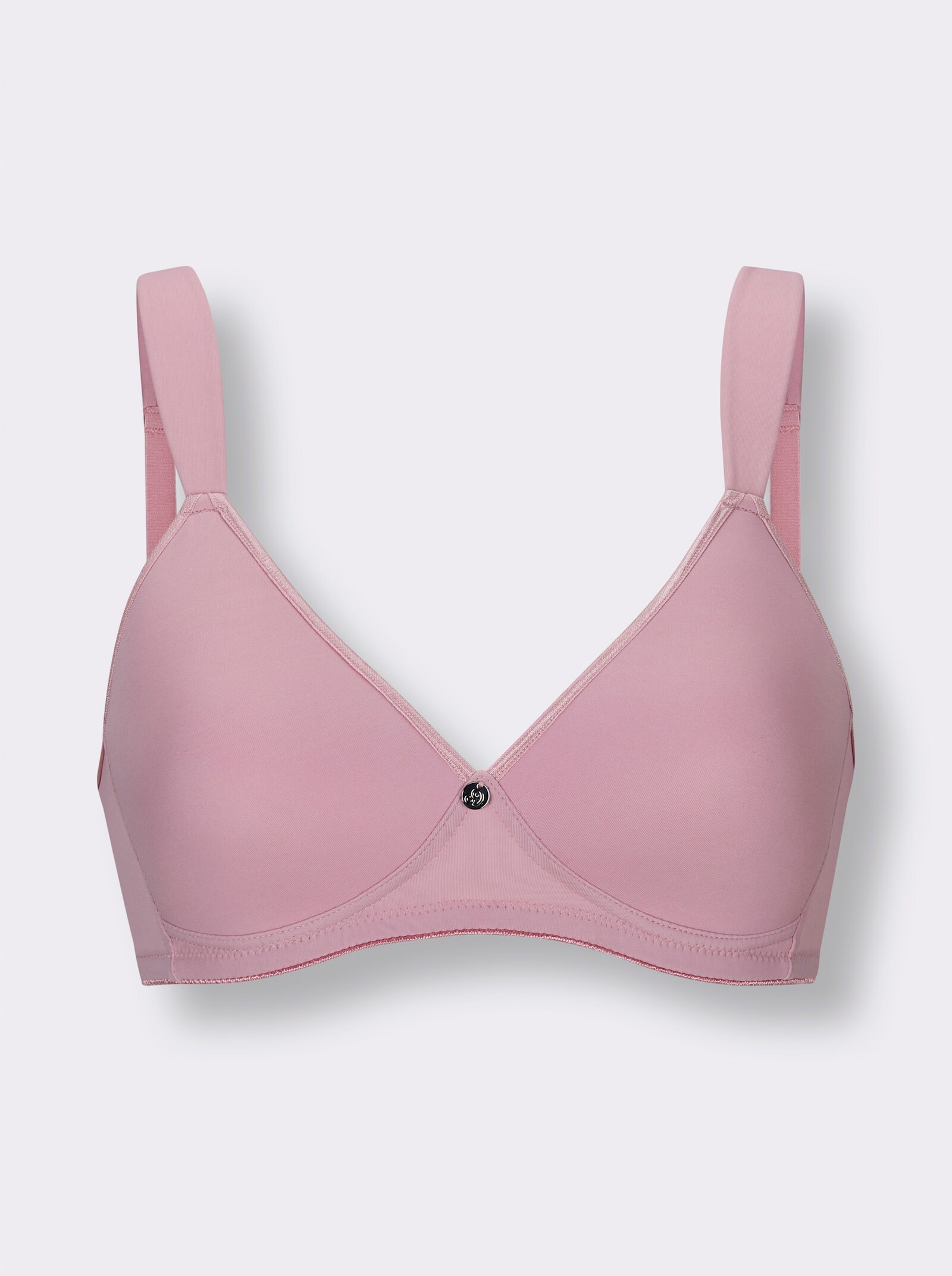 wäschepur T-Shirt-BH ohne Bügel mit ergonomisch geformten Trägern - rosé