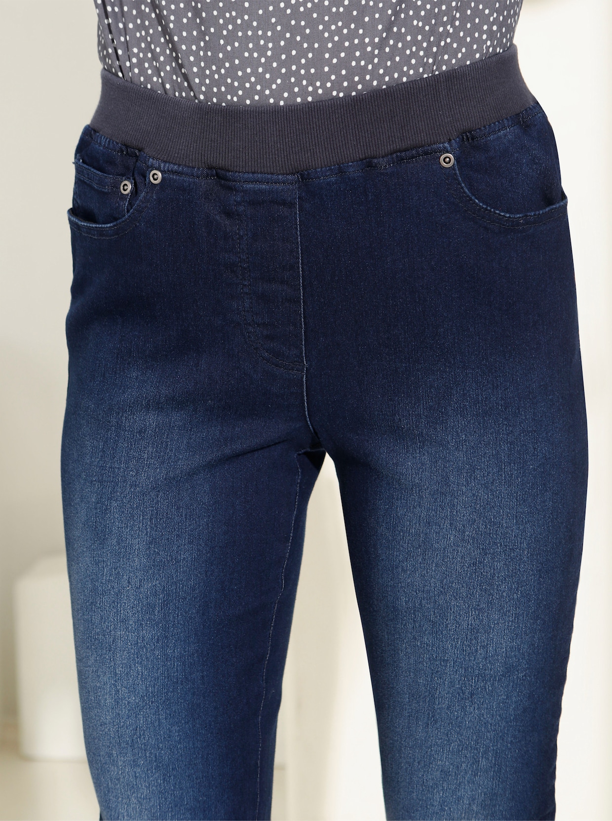 Pohodlné džíny - tmavěmodrá