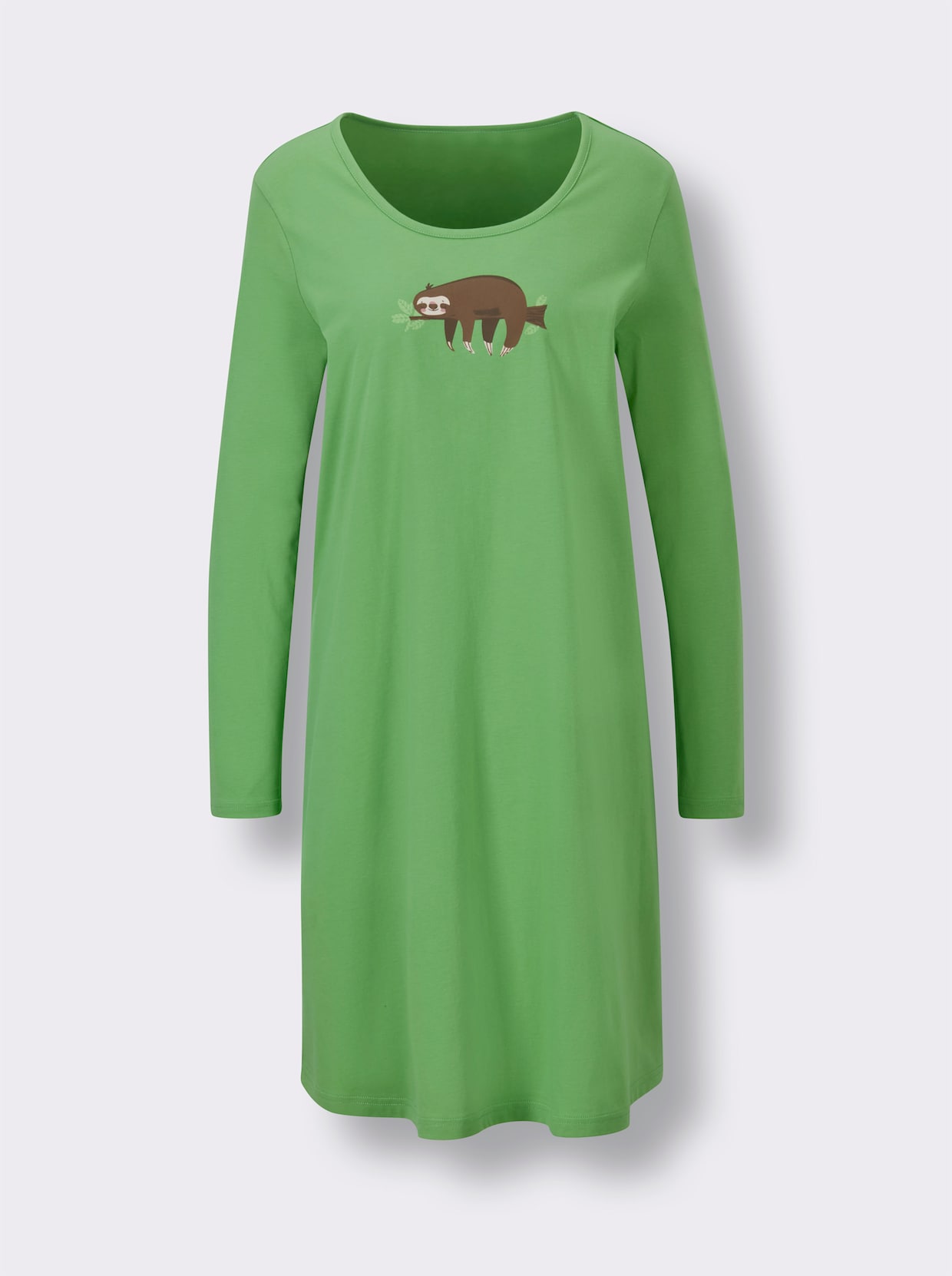 wäschepur Chemise de nuit - écru + vert pomme