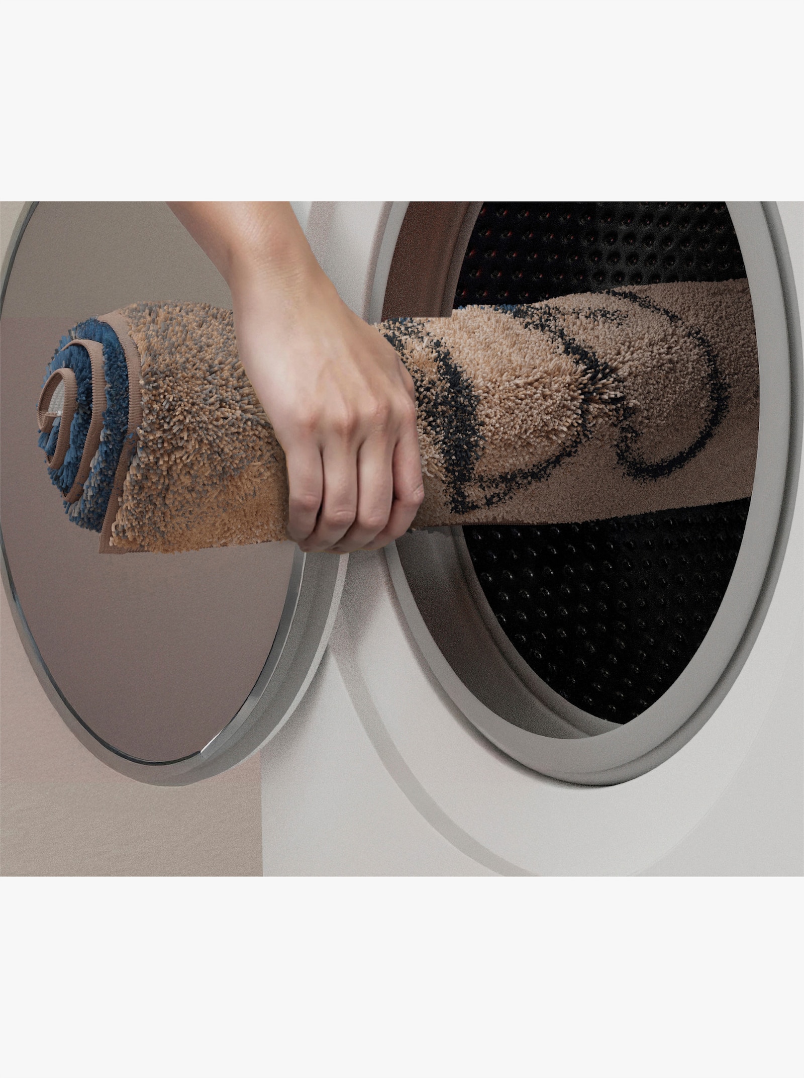 Grund Badematte - beige-grau