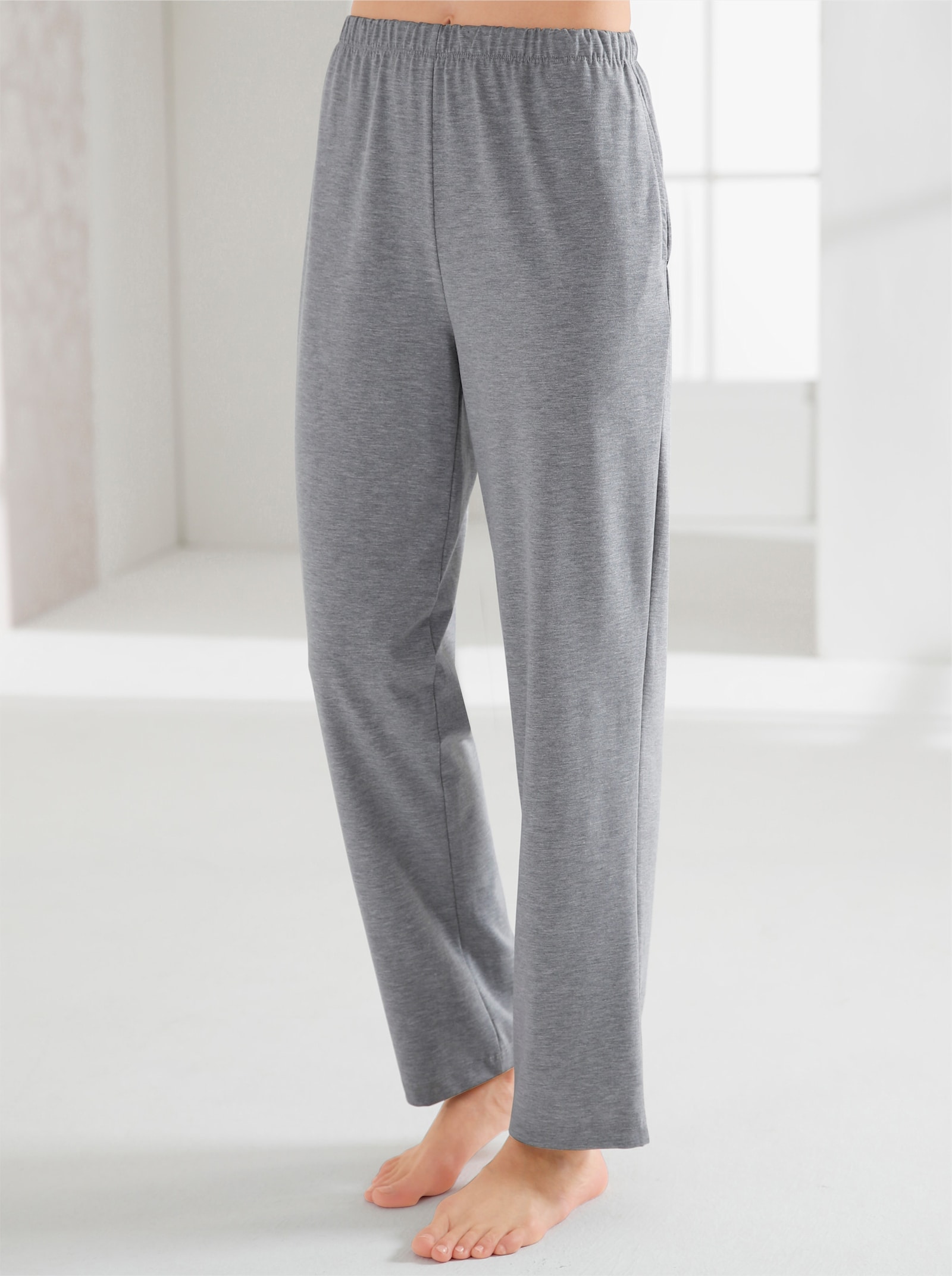 feel good Nohavice - Čierna + sivý melír