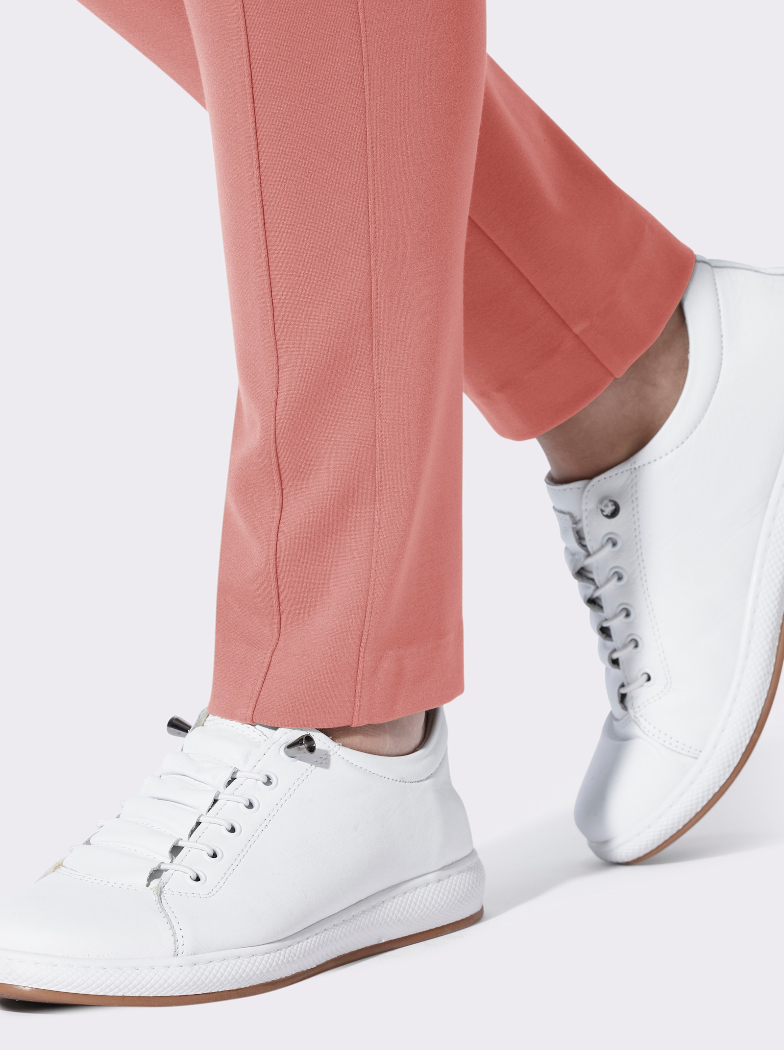 heine Jerseyhose mit Dehnbund - rosenholz