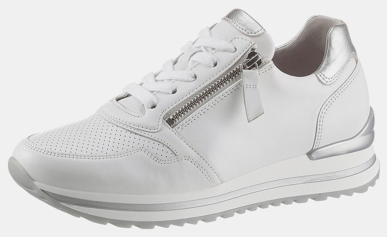 Gabor Keilsneaker - weiß-silberfarben
