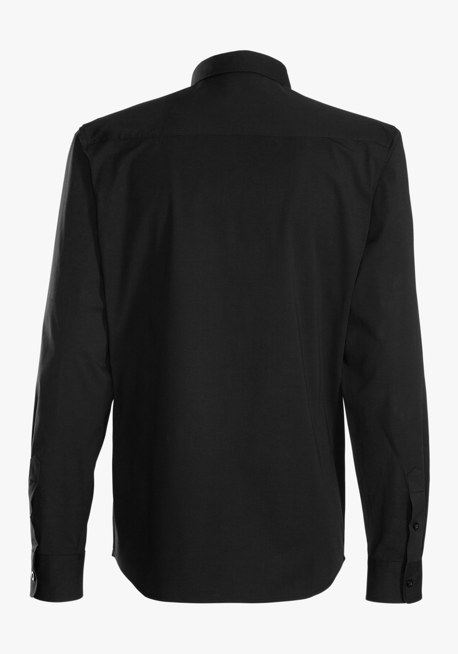 John Devin Langarmhemd - schwarz