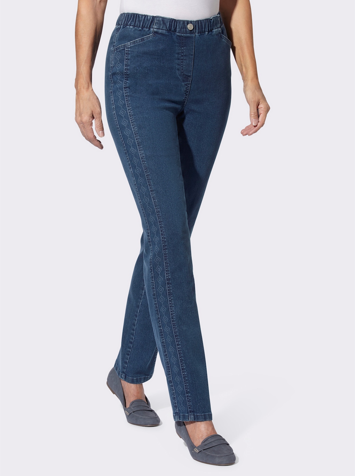 Jeans - blue-stone-washed