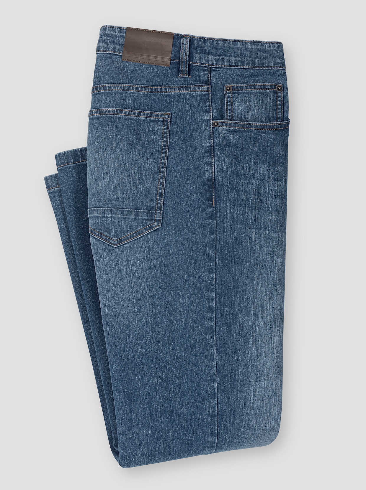 Džíny s 5 kapsami - modrá denim