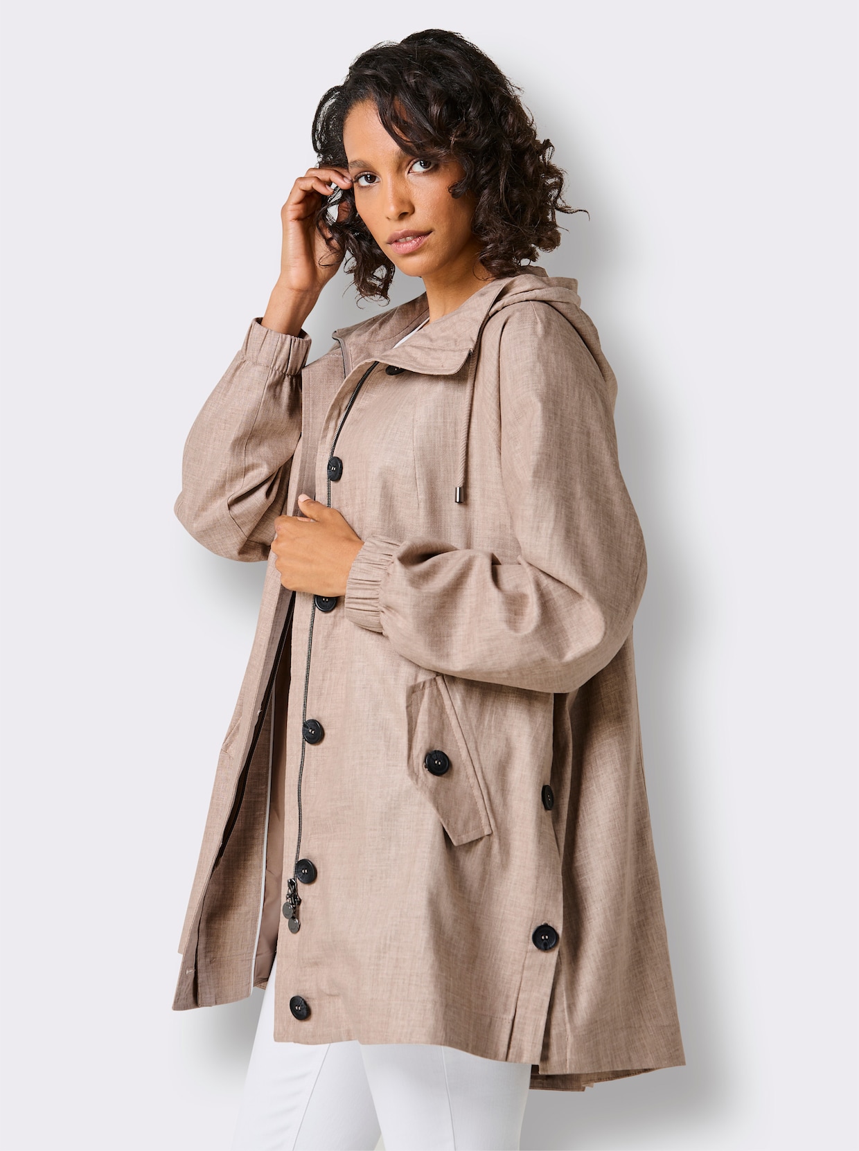 CREATION L PREMIUM Parka - sesam