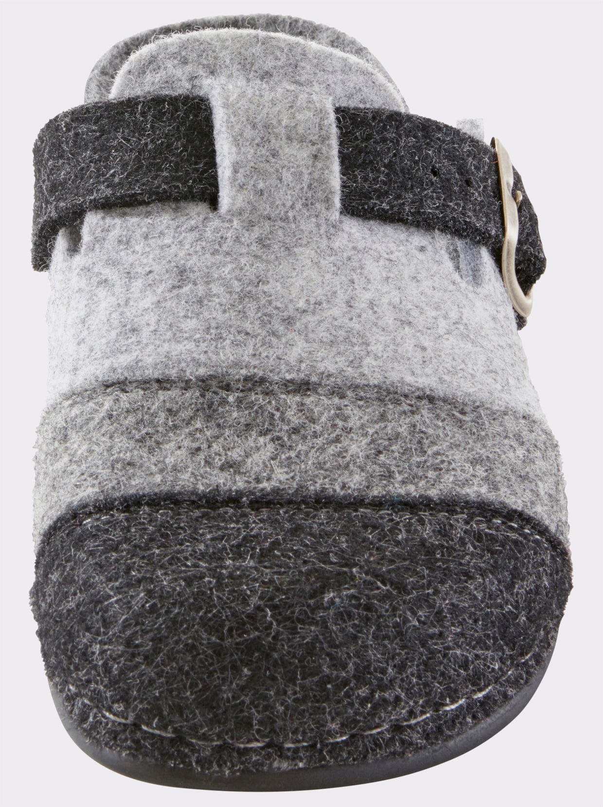 Dr. Feet Chaussons - gris à rayures
