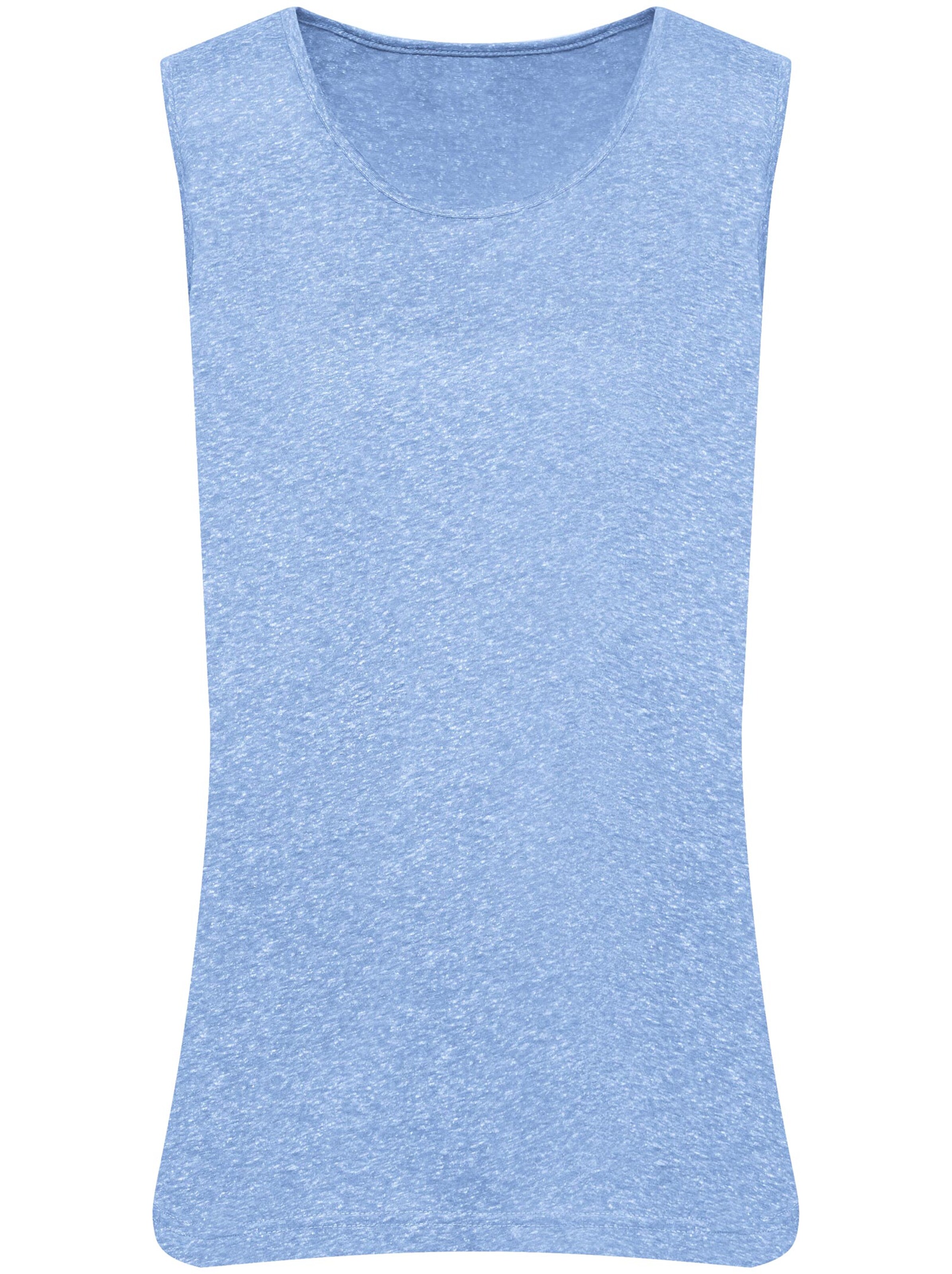 Shirttop - bleu-meliert