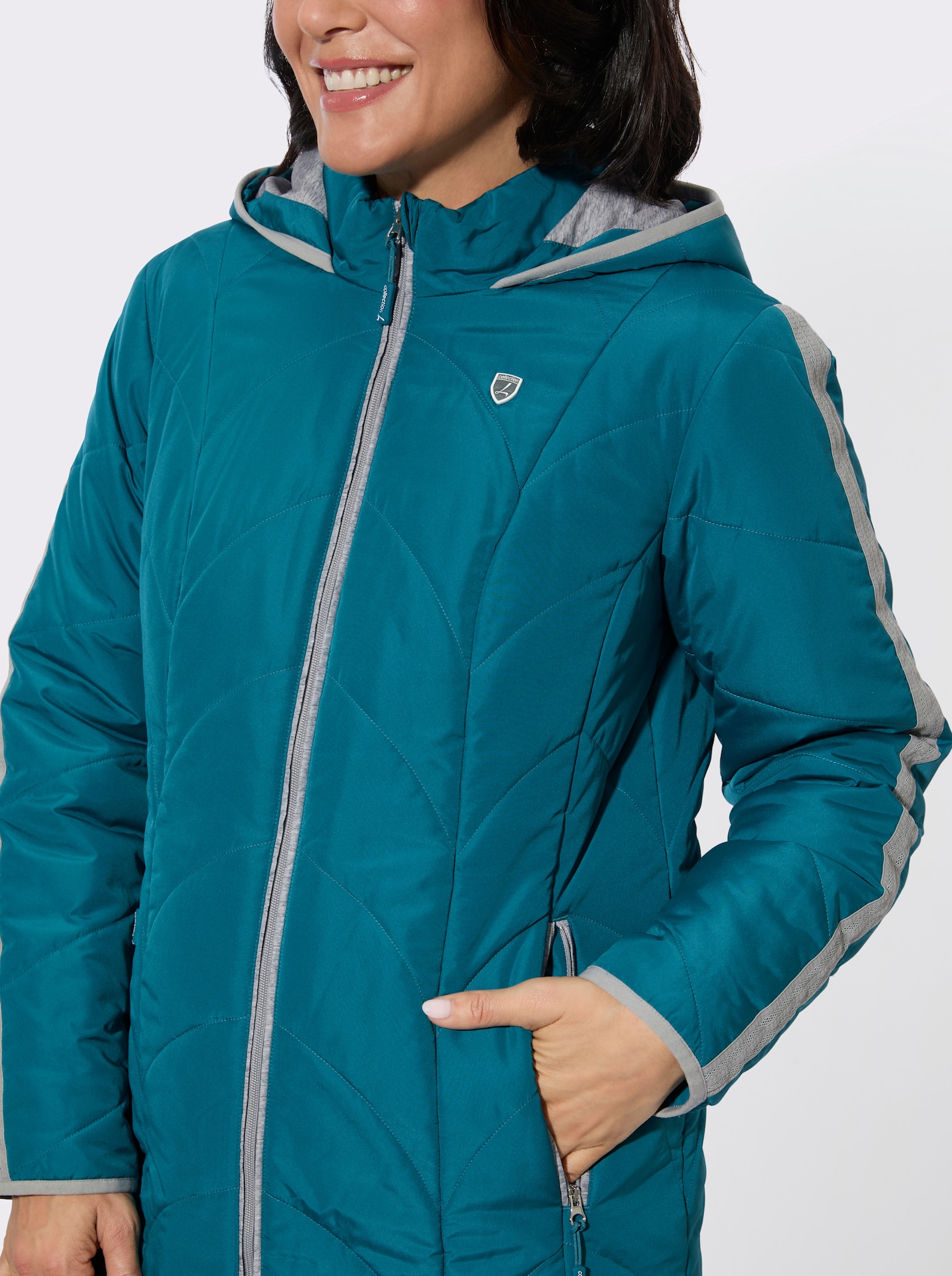 Steppjacke mit Innentasche - aquapetrol
