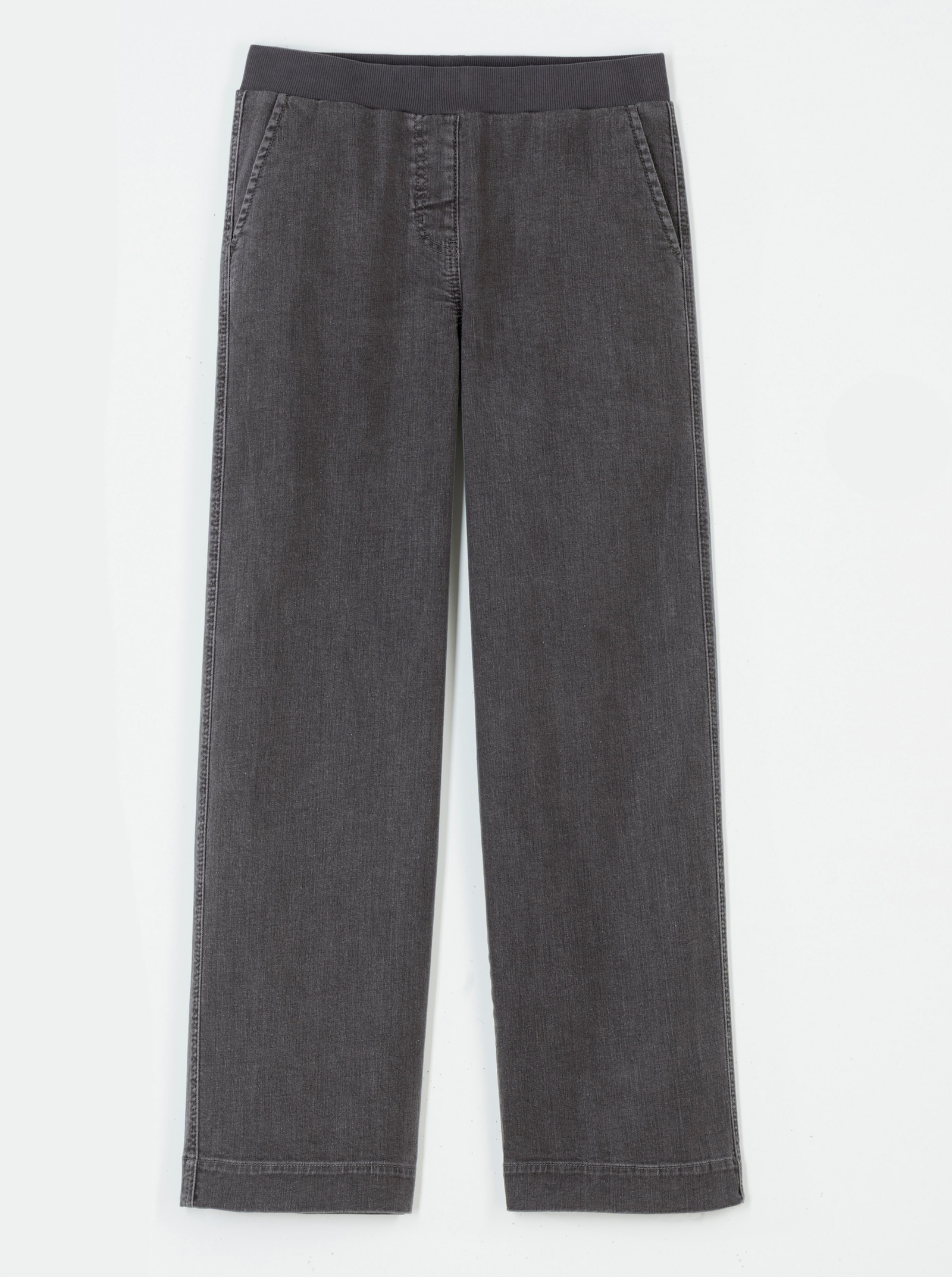 Culotte in comfortmodel - grey-denim
