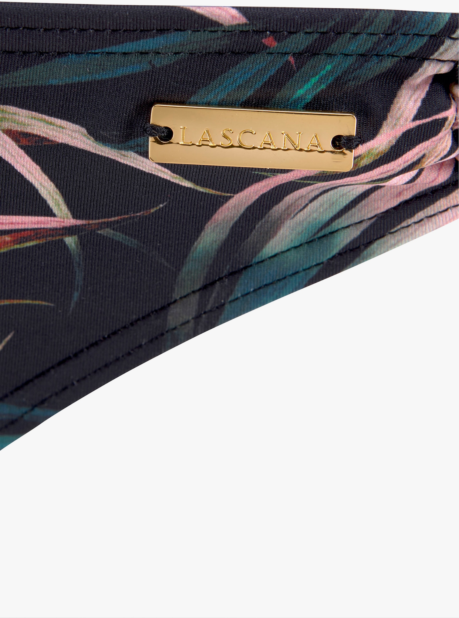 LASCANA Bikinibroekje - zwart geprint