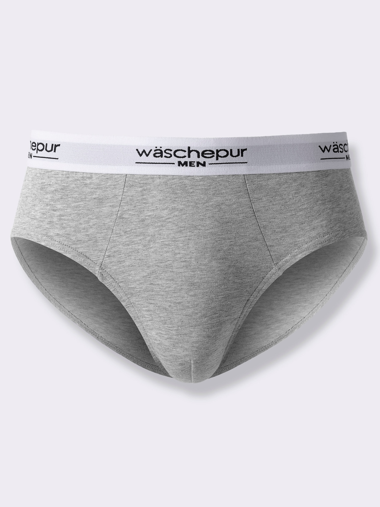 wäschepur men Slip - anthrazit + grau + weiss