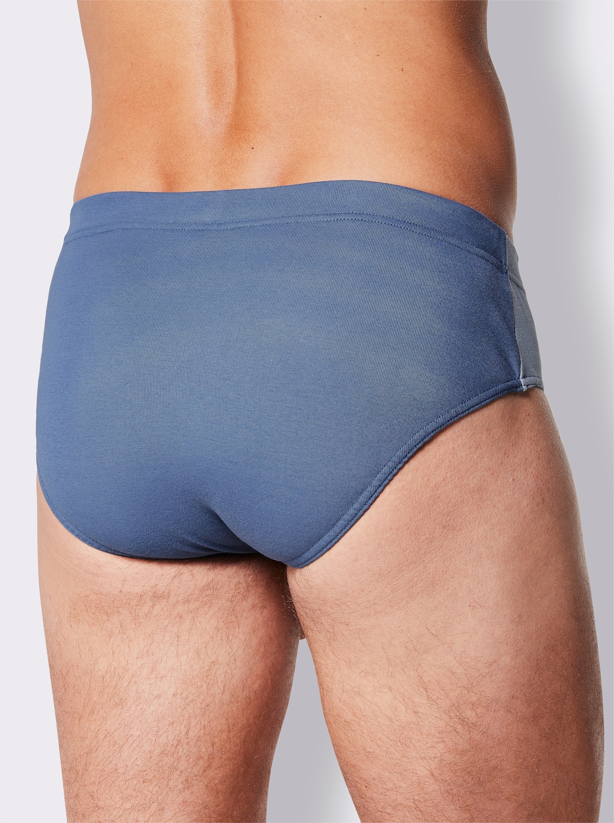 wäschepur men Slip - jeansblau + anthrazit + bleu + steingrau