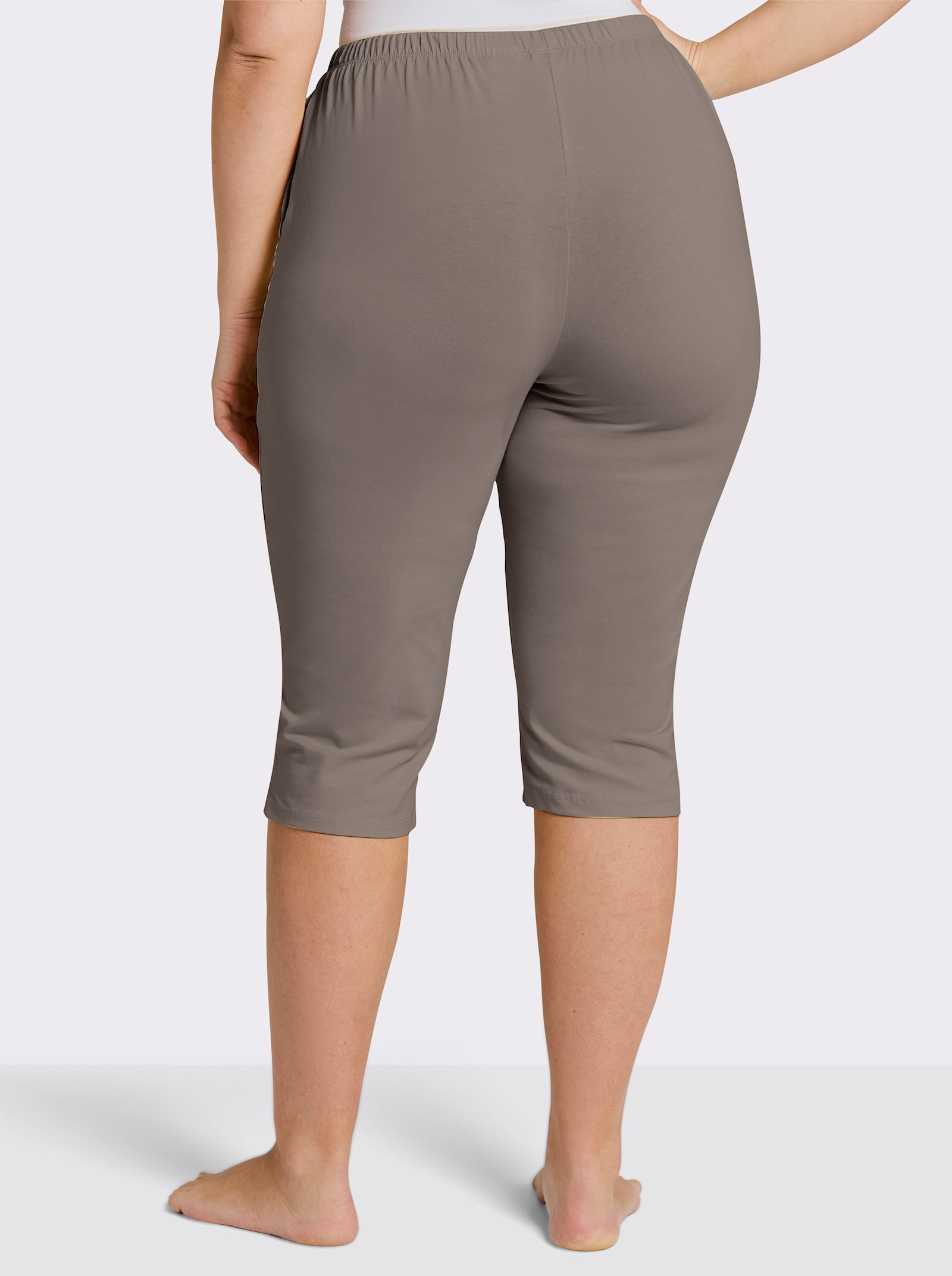 feel good Capri-Hosen - petrol + taupe