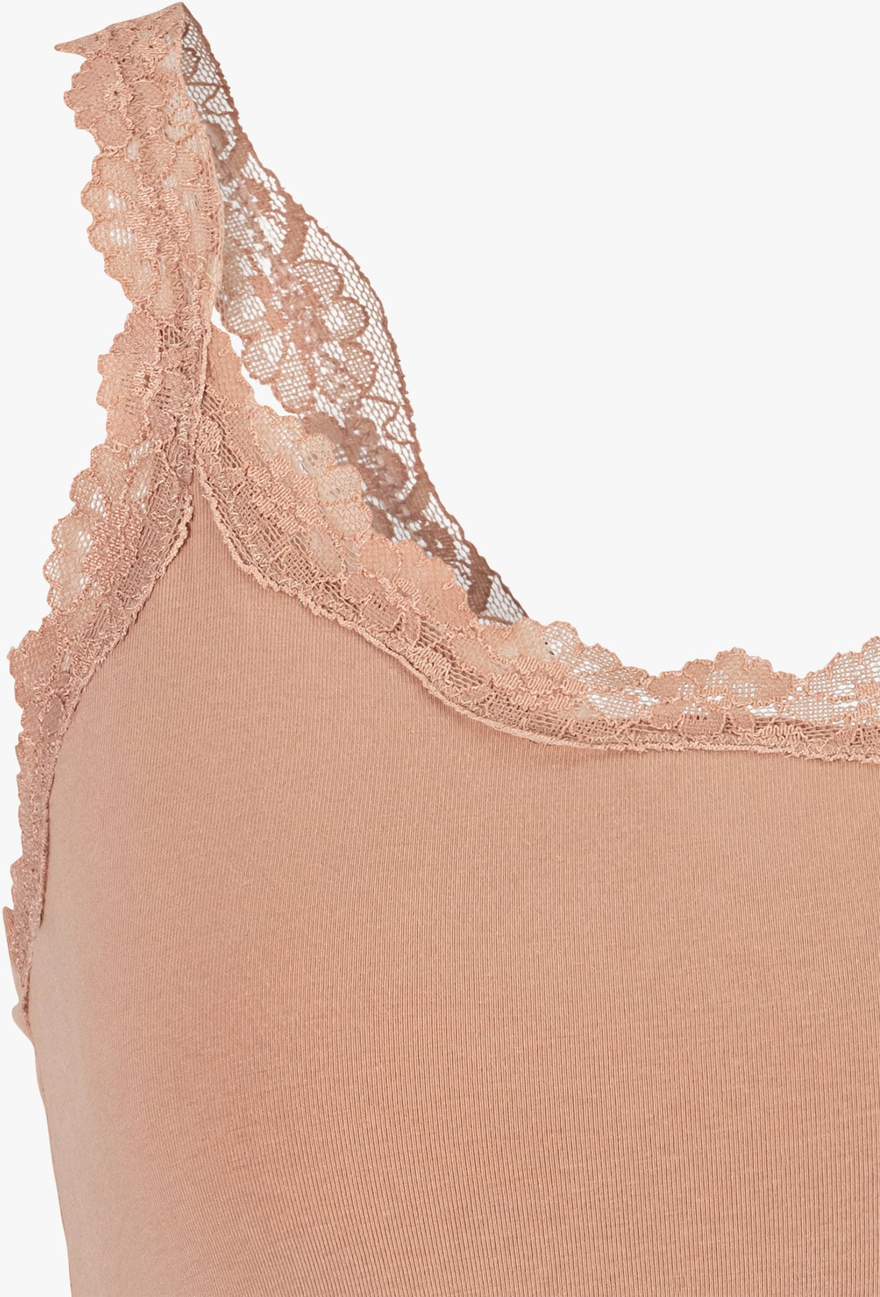 LASCANA Unterhemd - beige, schwarz