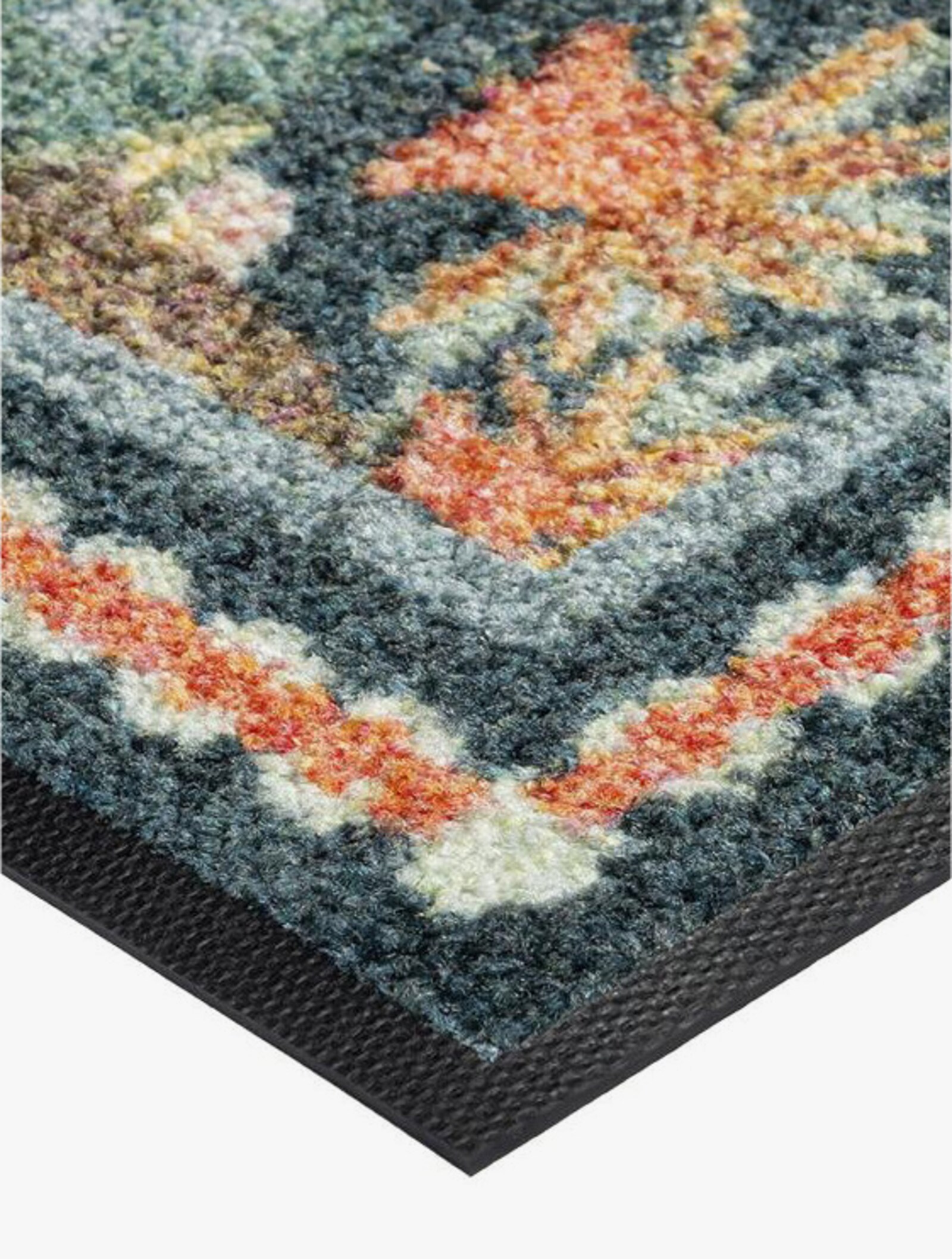 wash+dry by Kleen-Tex Fußmatte - grün-gemustert