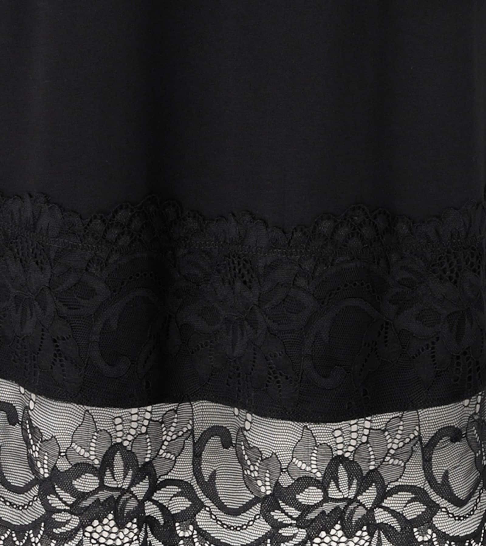Aniston PLUS Spitzenshirt - schwarz