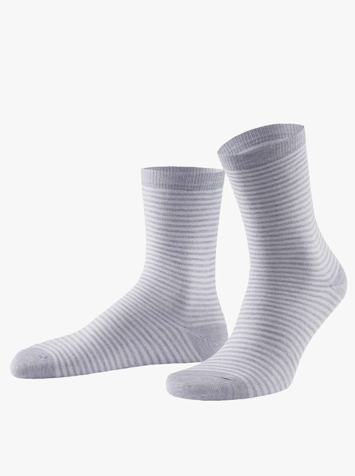 wäschepur Damen-Socken - grau-meliert