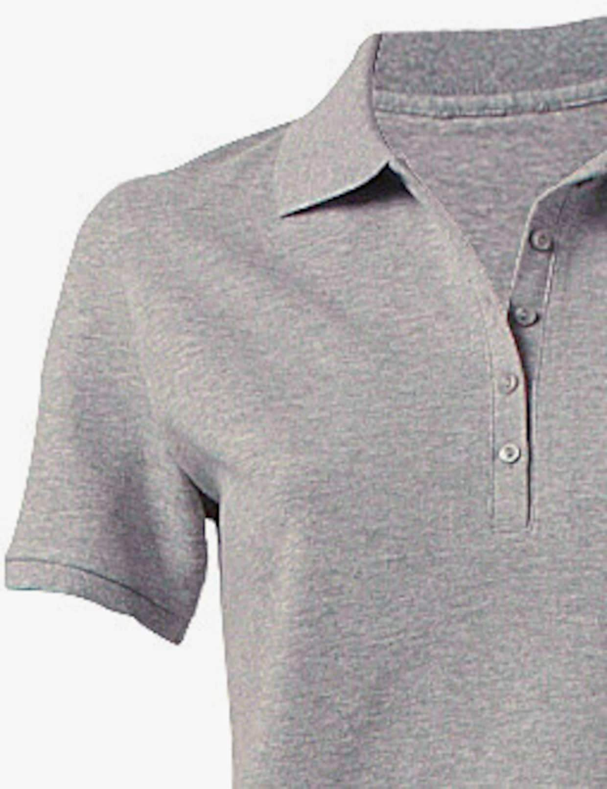 heine polo - gris-chiné