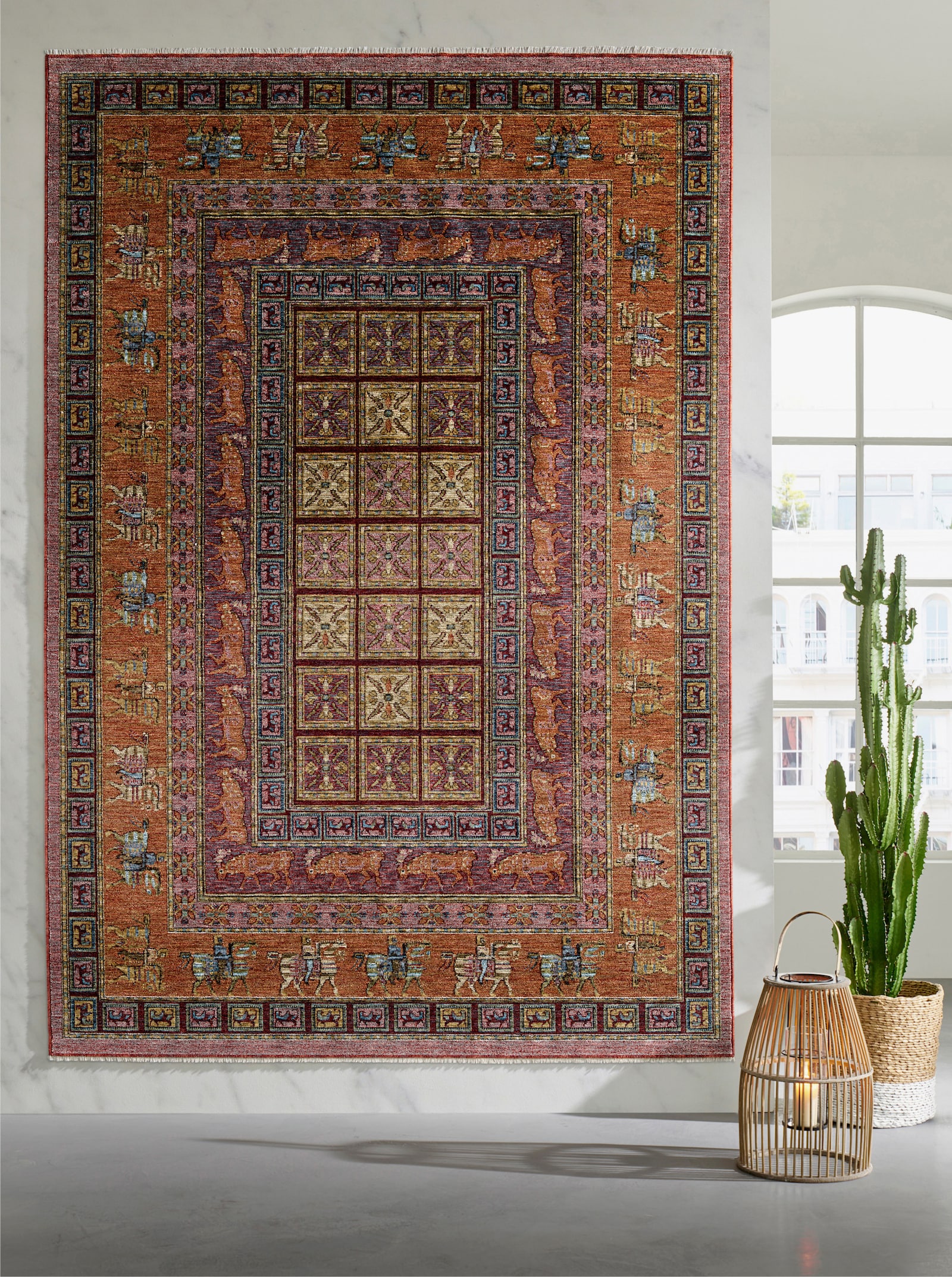 heine home Tapis - terre cuite-multicolore