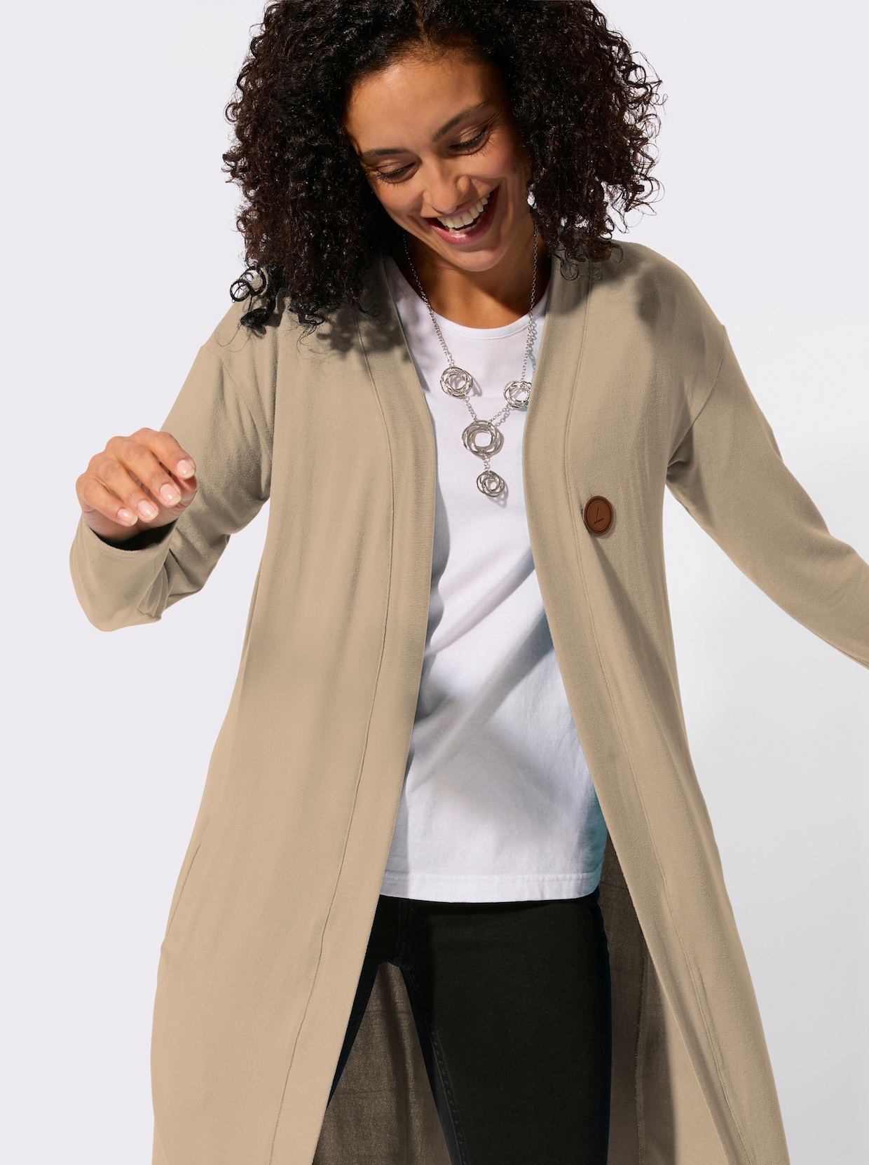 Shirtjacke - beige