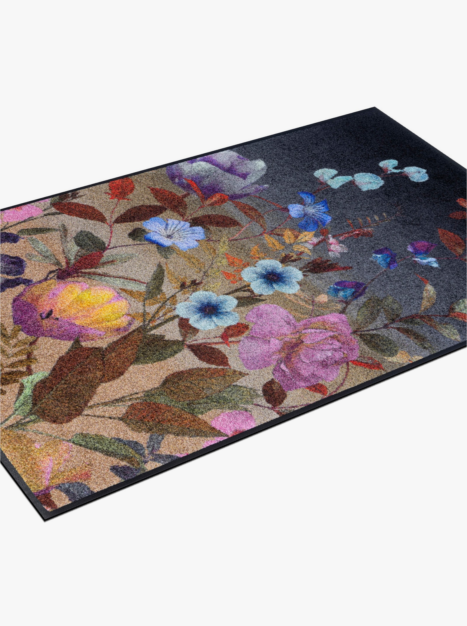 wash+dry by Kleen-Tex Fußmatte - blau-beige-bedruckt