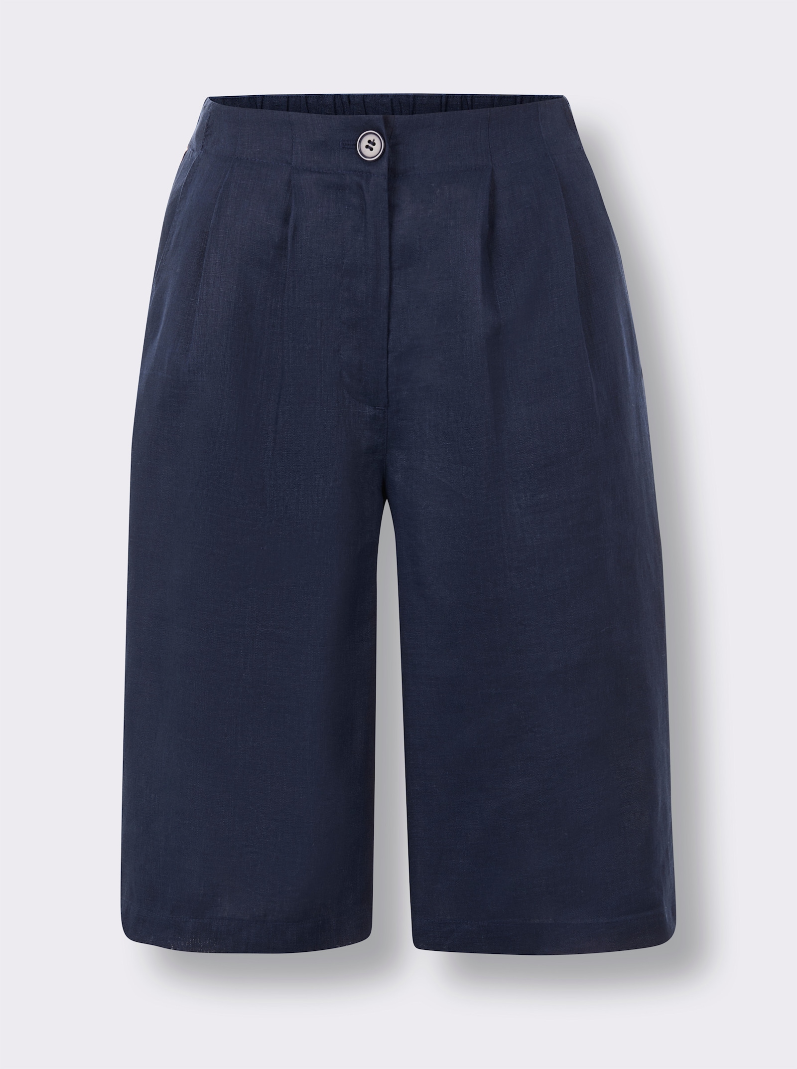 CREATION L PREMIUM Bermudas aus reinem Leinen - marine