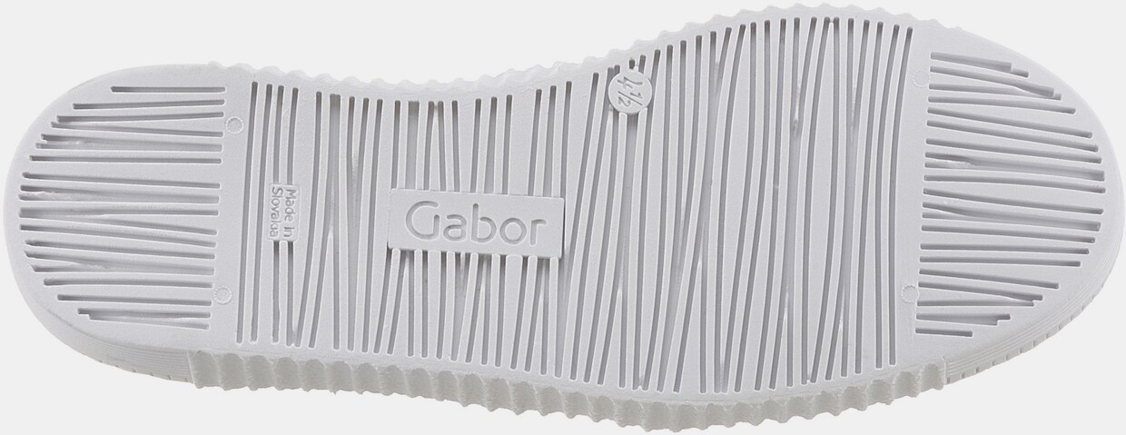 Gabor Slip-On Sneaker - weiß-silberfarben