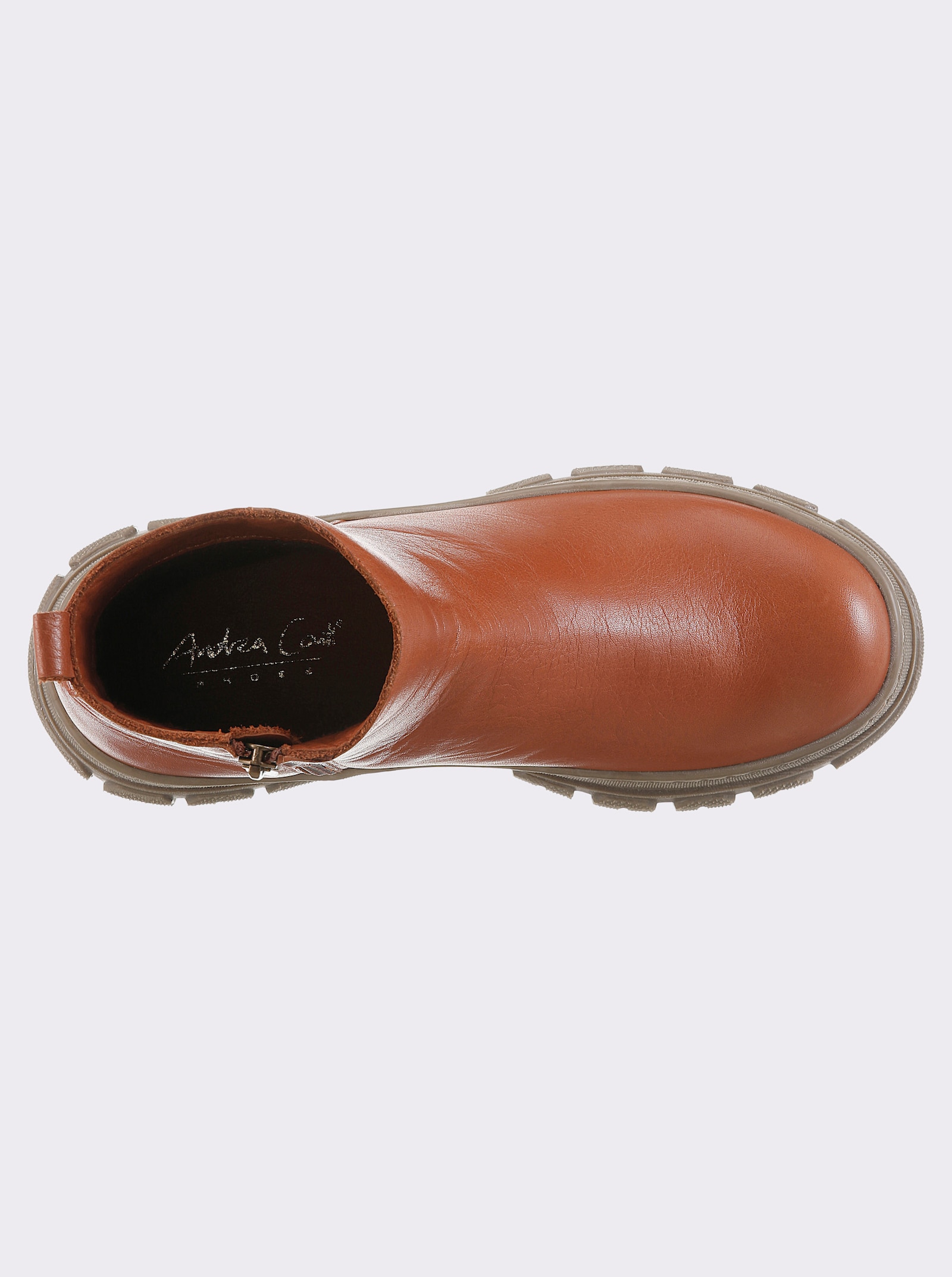 Andrea Conti Stiefelette - cognac