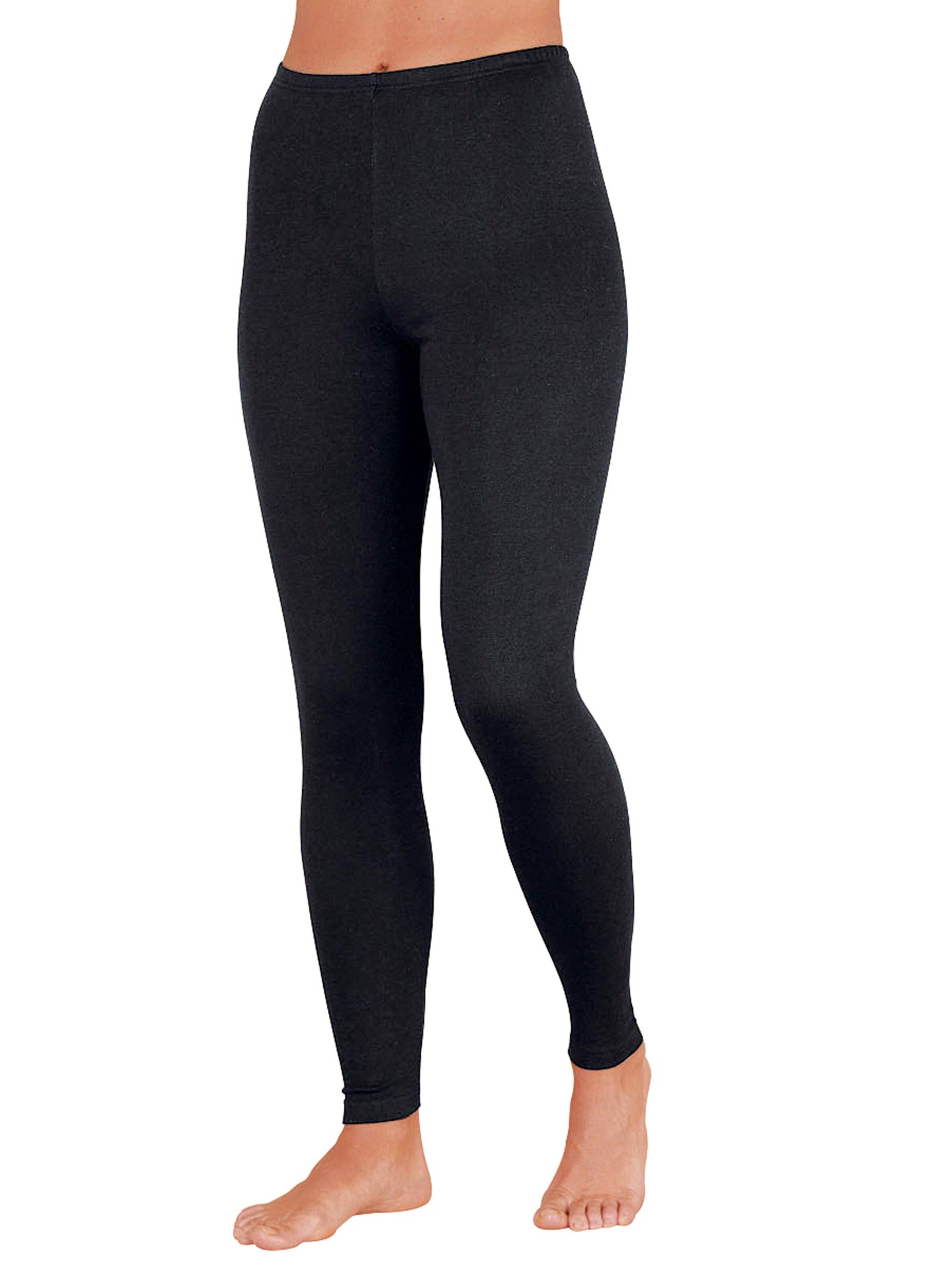 Leggings lang - schwarz + anthrazit