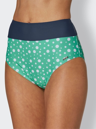 feel good Bikinibroekje - blauwgroen gestippeld