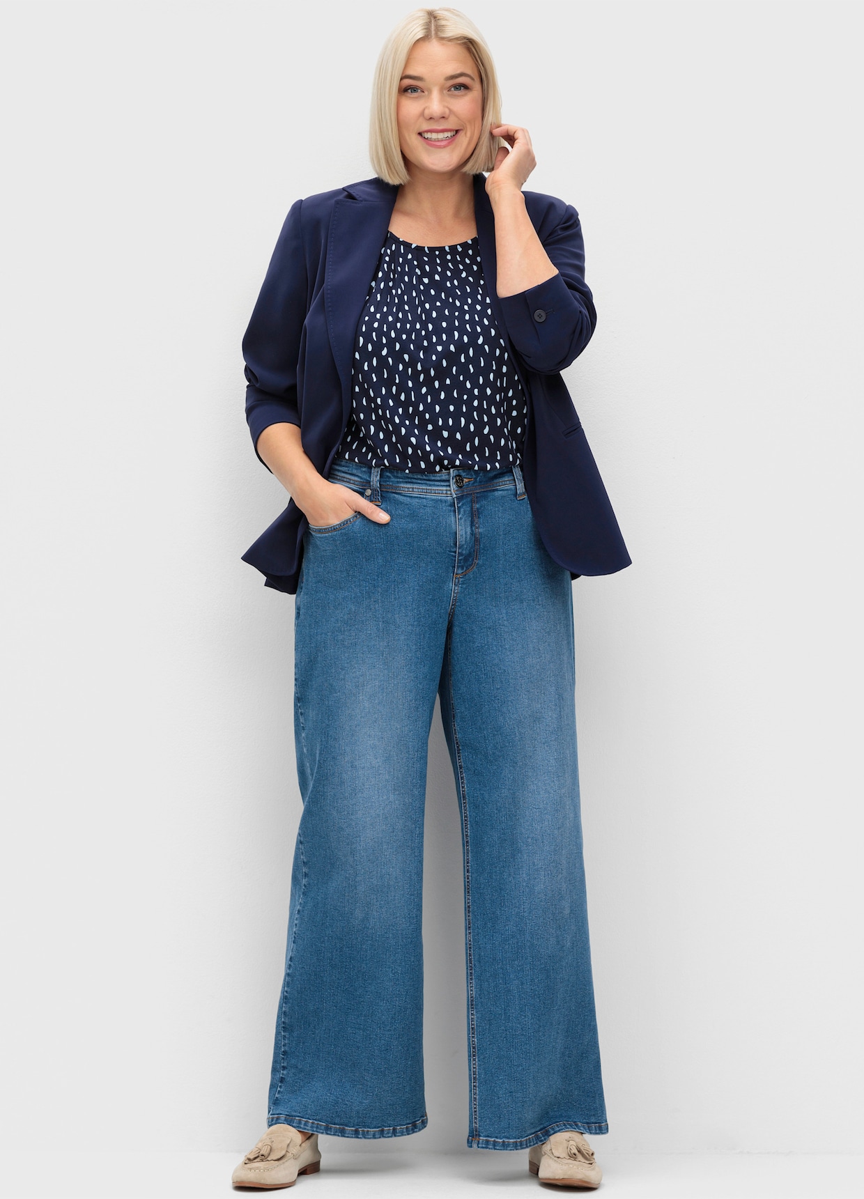 sheego Stretch-Jeans - blue denim