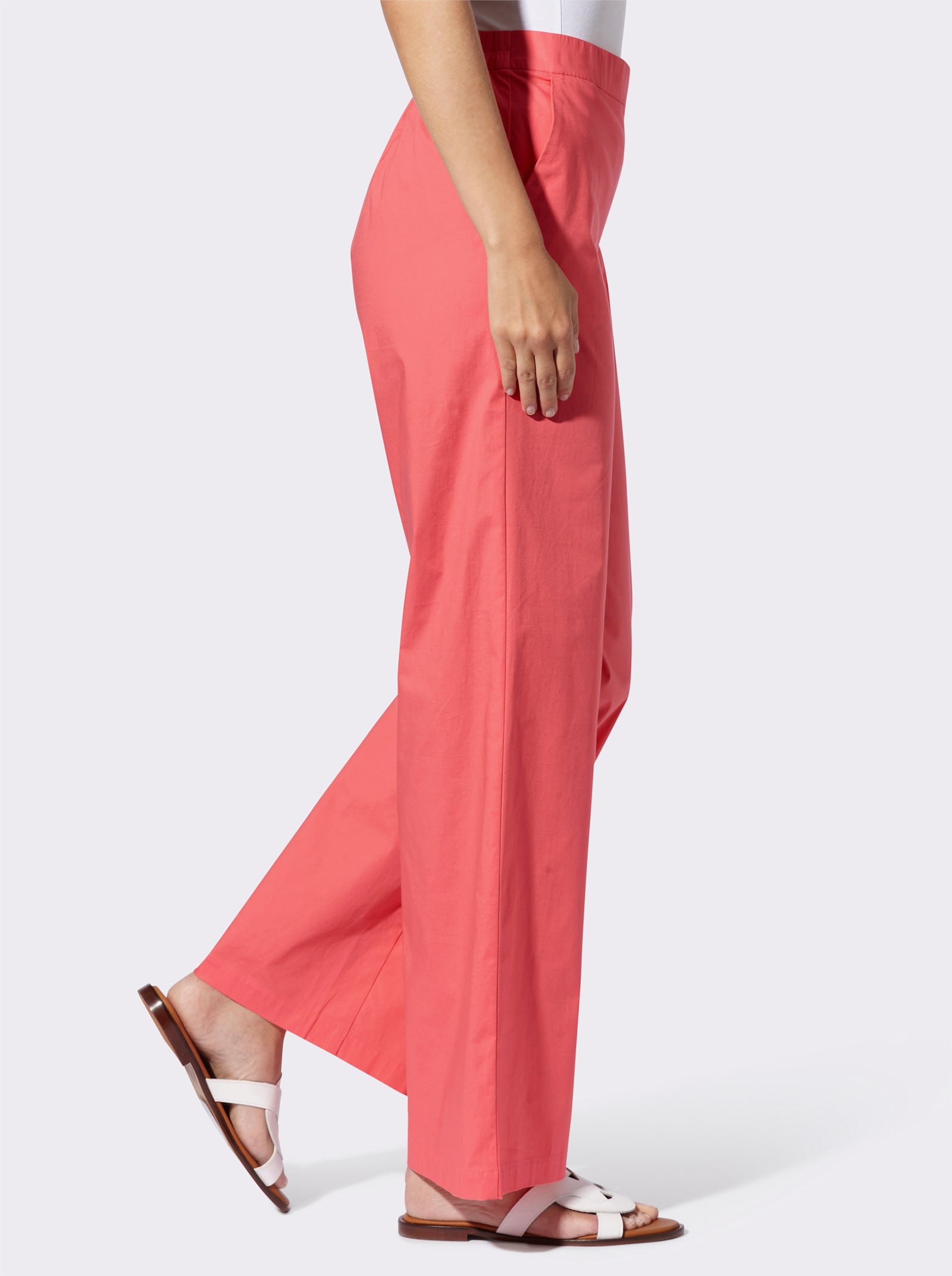 heine Schlupfhose mit weitem Bein - koralle
