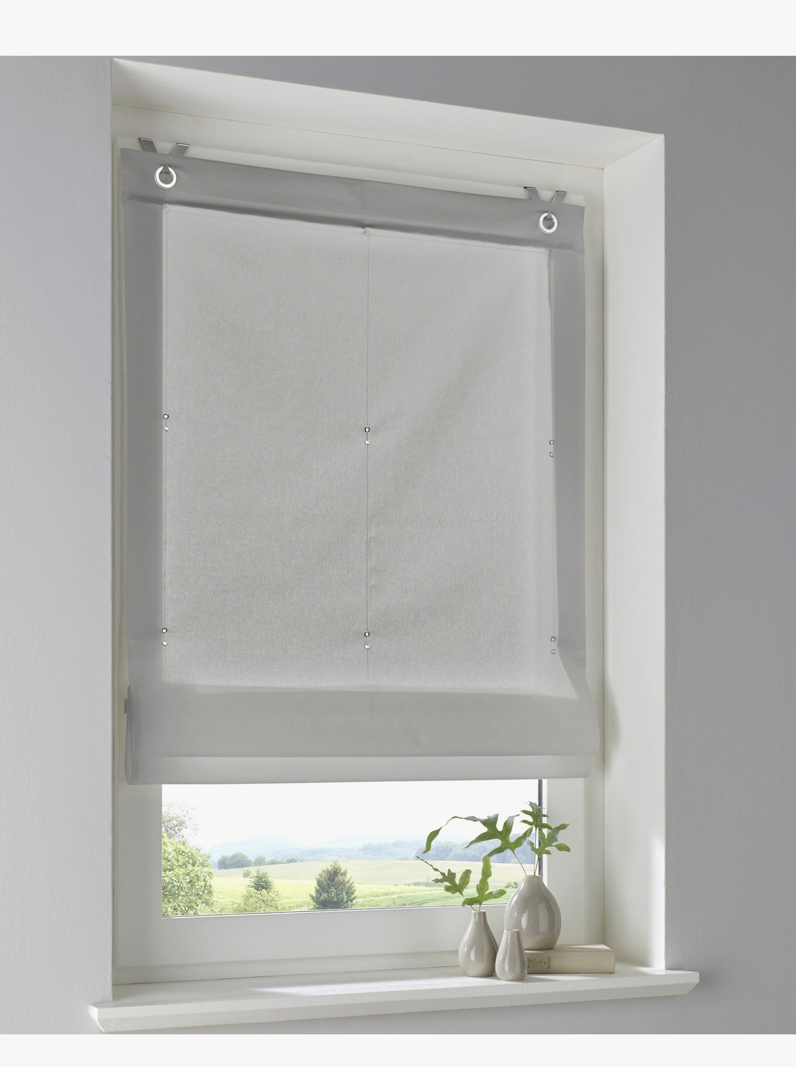 heine home Raffrollo - grau