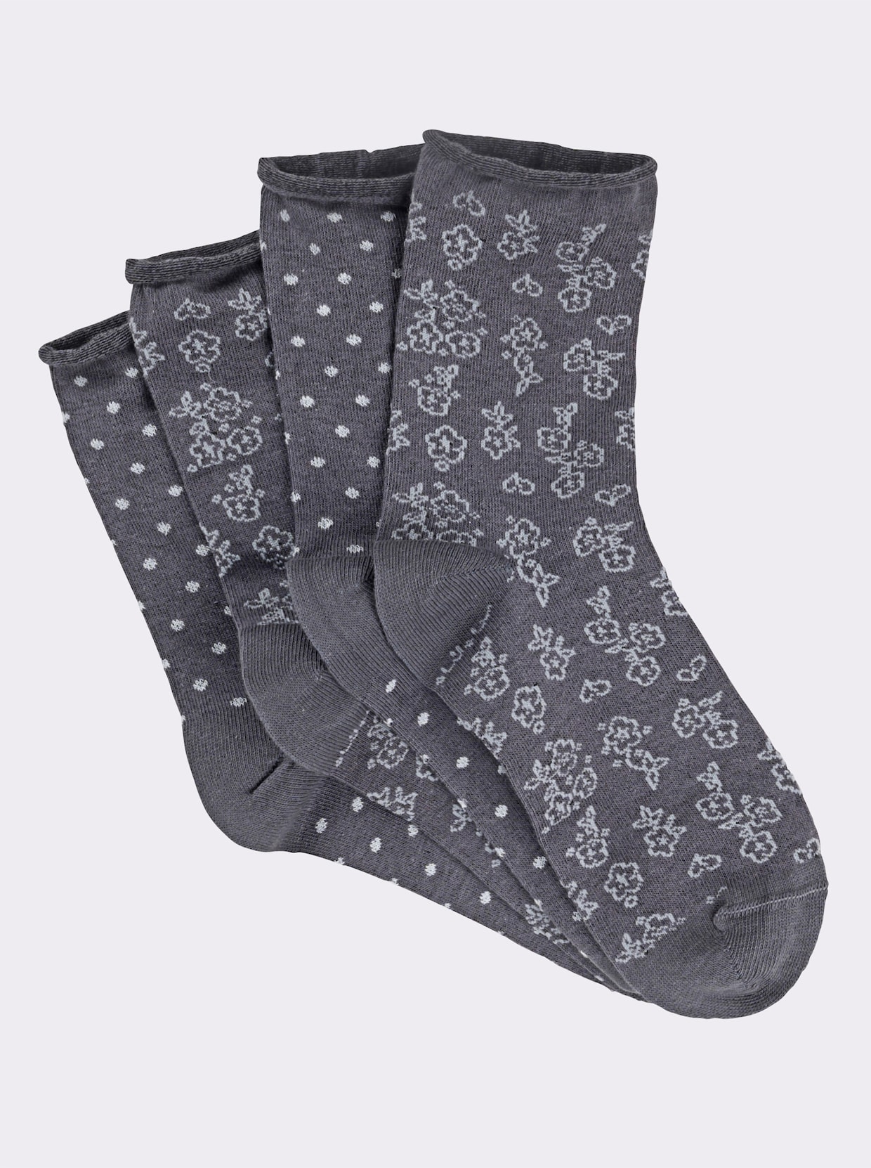 wäschepur Damen-Socken - anthrazit